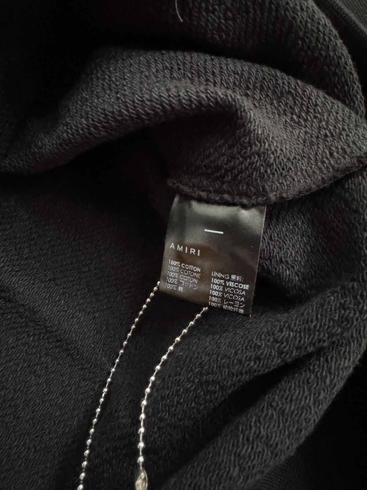 Amiri AMIRI ALL OVER MA BLACK HOODIE Size US S / EU 44-46 / 1 - 4 Thumbnail