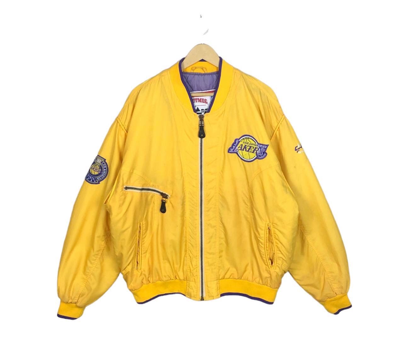 NBA 1991 Nutmeg x Campri LA Lakers NBA Jacket - XL - Vtg 90s Size US XL / EU 56 / 4 - 2 Thumbnail