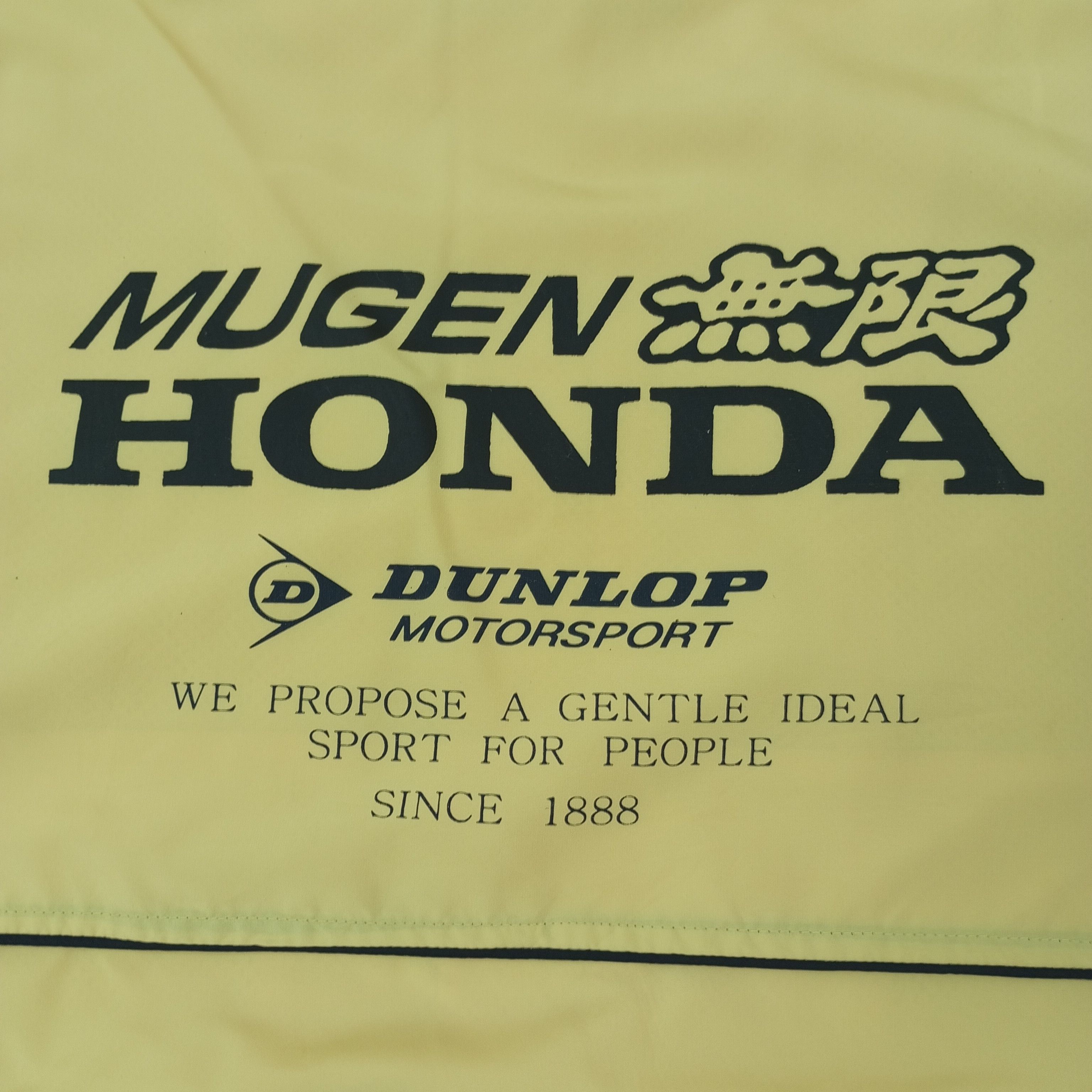 Vintage Dunlop X Mugen Honda Motorsports Custom Art Jacket c233n19 Size US L / EU 52-54 / 3 - 2 Thumbnail