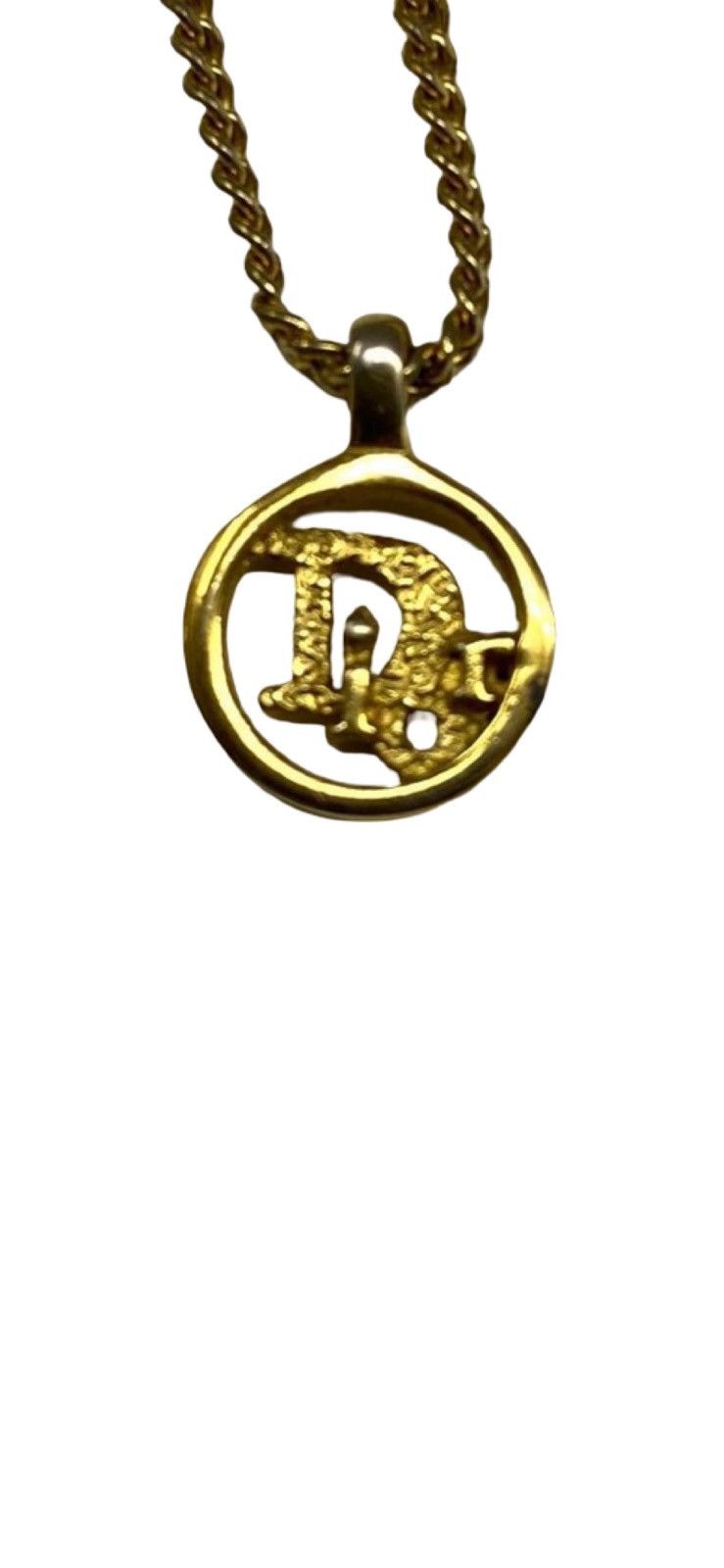 Dior Christian Dior Vintage Circular "Dior" Logo Necklace Size ONE SIZE - 7 Thumbnail