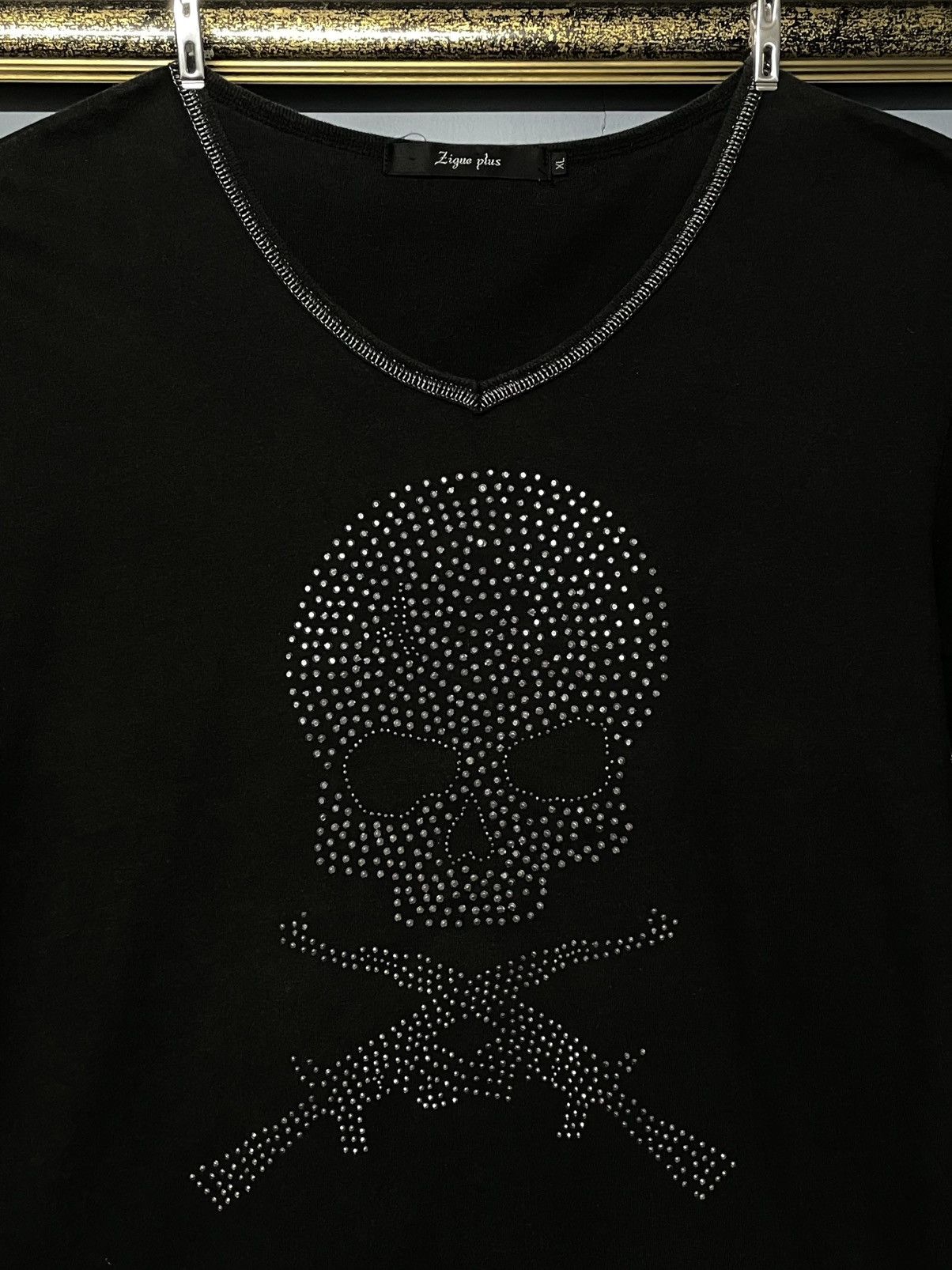 Designer × Japanese Brand × Vintage Vintage 90s Japan Designer Zigue Plus Autonomus Skull Faded Size US M / EU 48-50 / 2 - 4 Thumbnail
