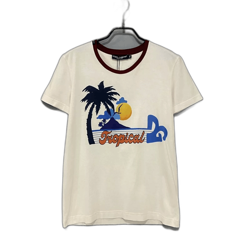 Dolce & Gabbana Dolce & Gabbana Tropical Palm T-Shirt Size S / US 4 / IT 40 - 1 Thumbnail