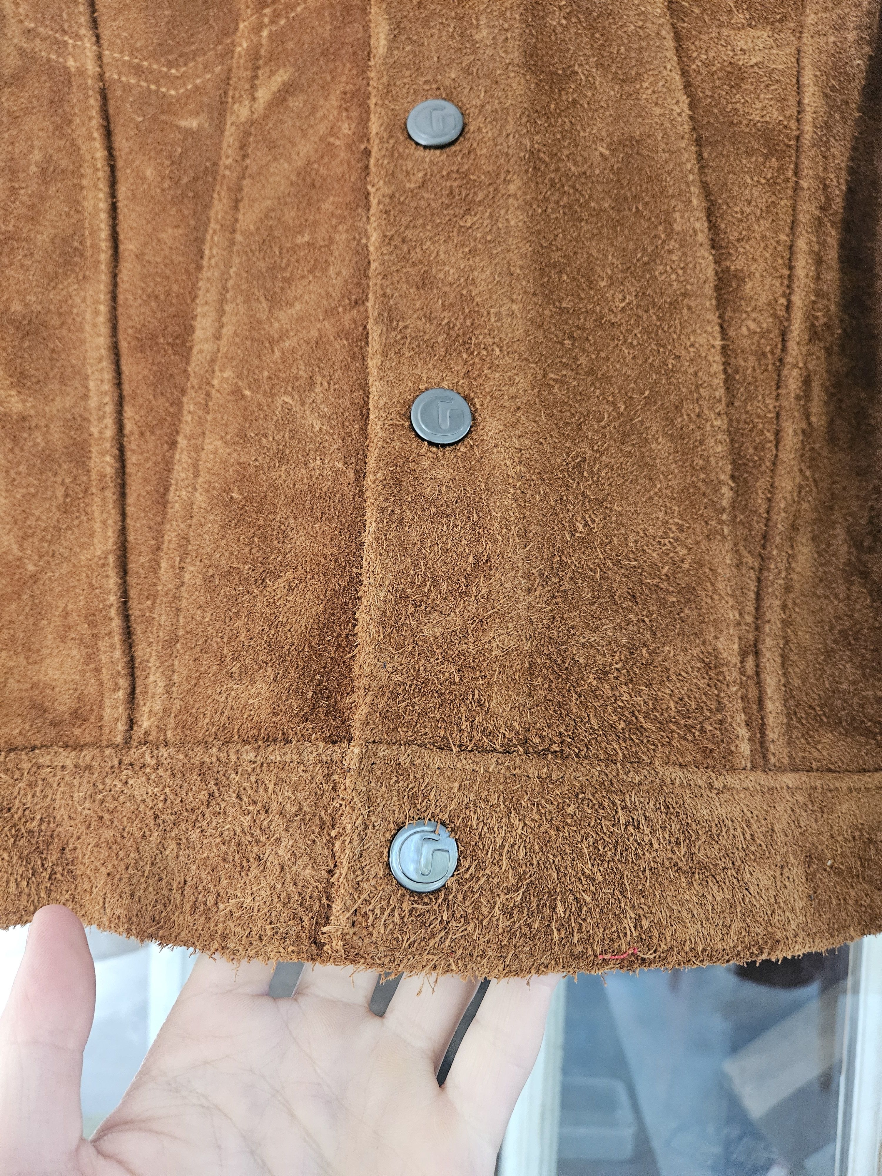 Gallery Dept. Rough Out Andy G Patch Western Beige Leather Jacket Size US S / EU 44-46 / 1 - 6 Thumbnail