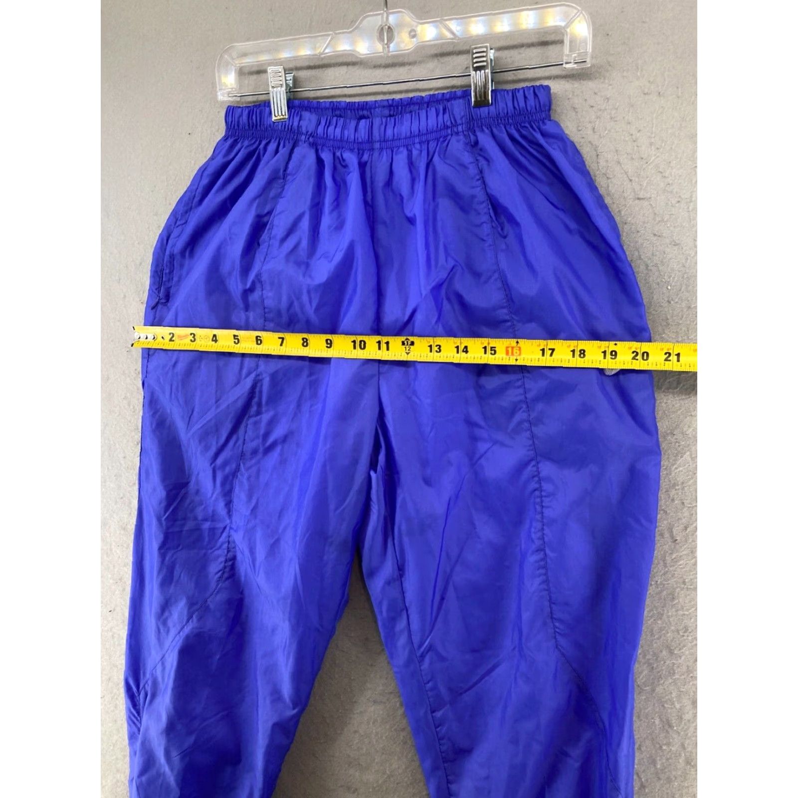 Nike Nike Womens Windbreaker Pants Medium Blue Vintage Tapered Lined Size 32" / US 10 / IT 46 - 3 Thumbnail