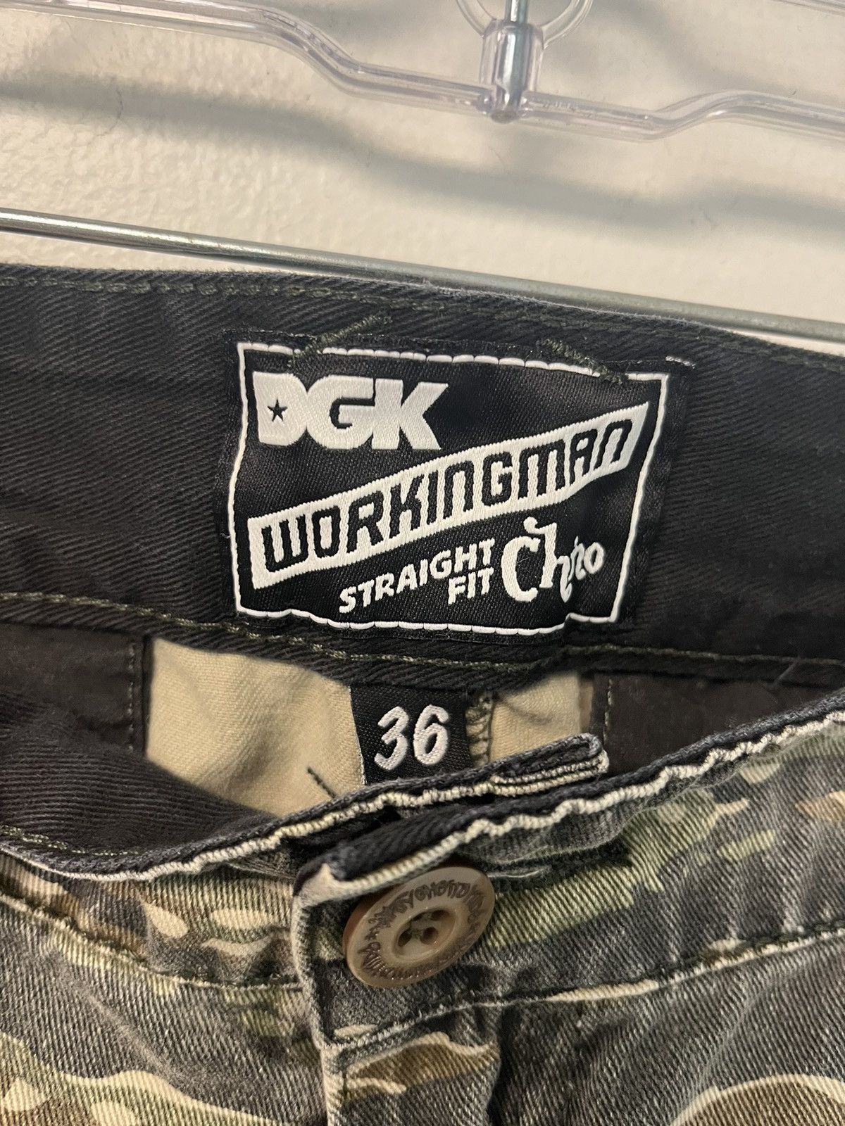 DGK DGK Camo Workingmans Chino Pants Size US 36 / EU 52 - 4 Thumbnail