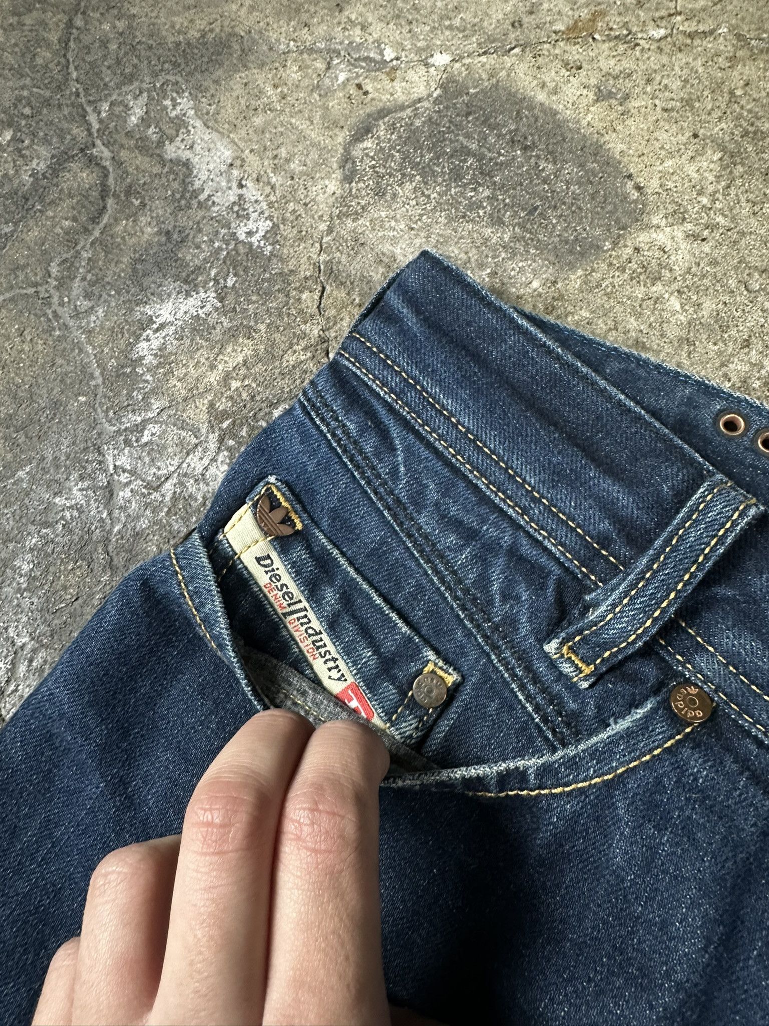 Adidas × Diesel Vintage Diesel x Adidas Bootcut Adi-Polak Oversized 2000s Size US 29 - 8 Thumbnail