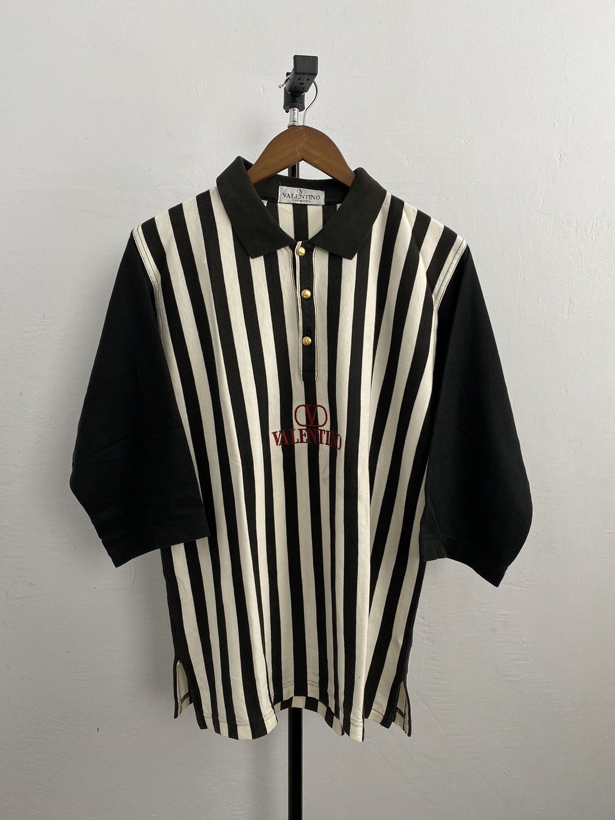 Valentino Valentino chemises poloshirt Size US M / EU 48-50 / 2 - 2 Thumbnail