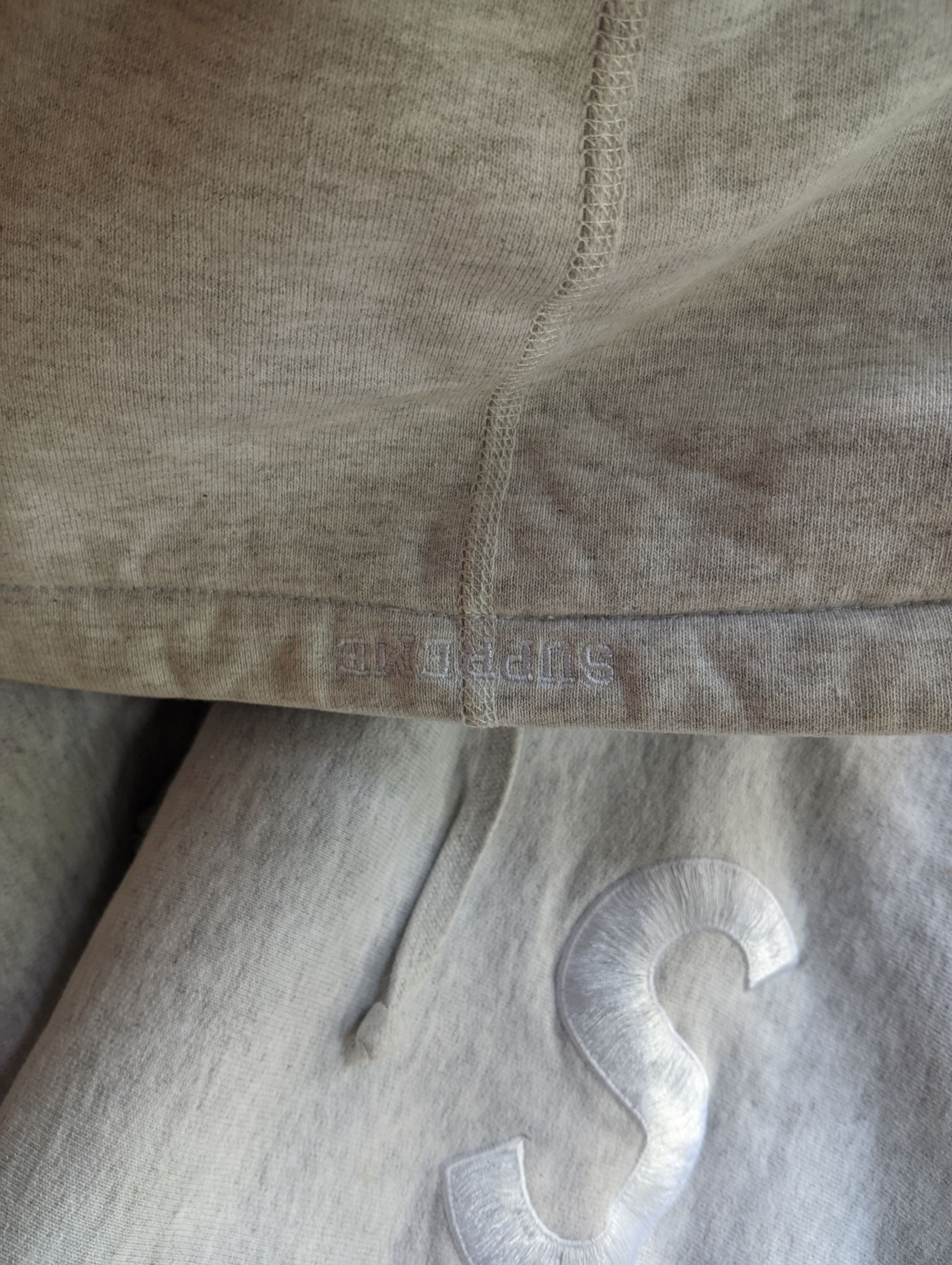 Supreme Supreme S Logo Hoodie Heather Grey Size US M / EU 48-50 / 2 - 6 Thumbnail