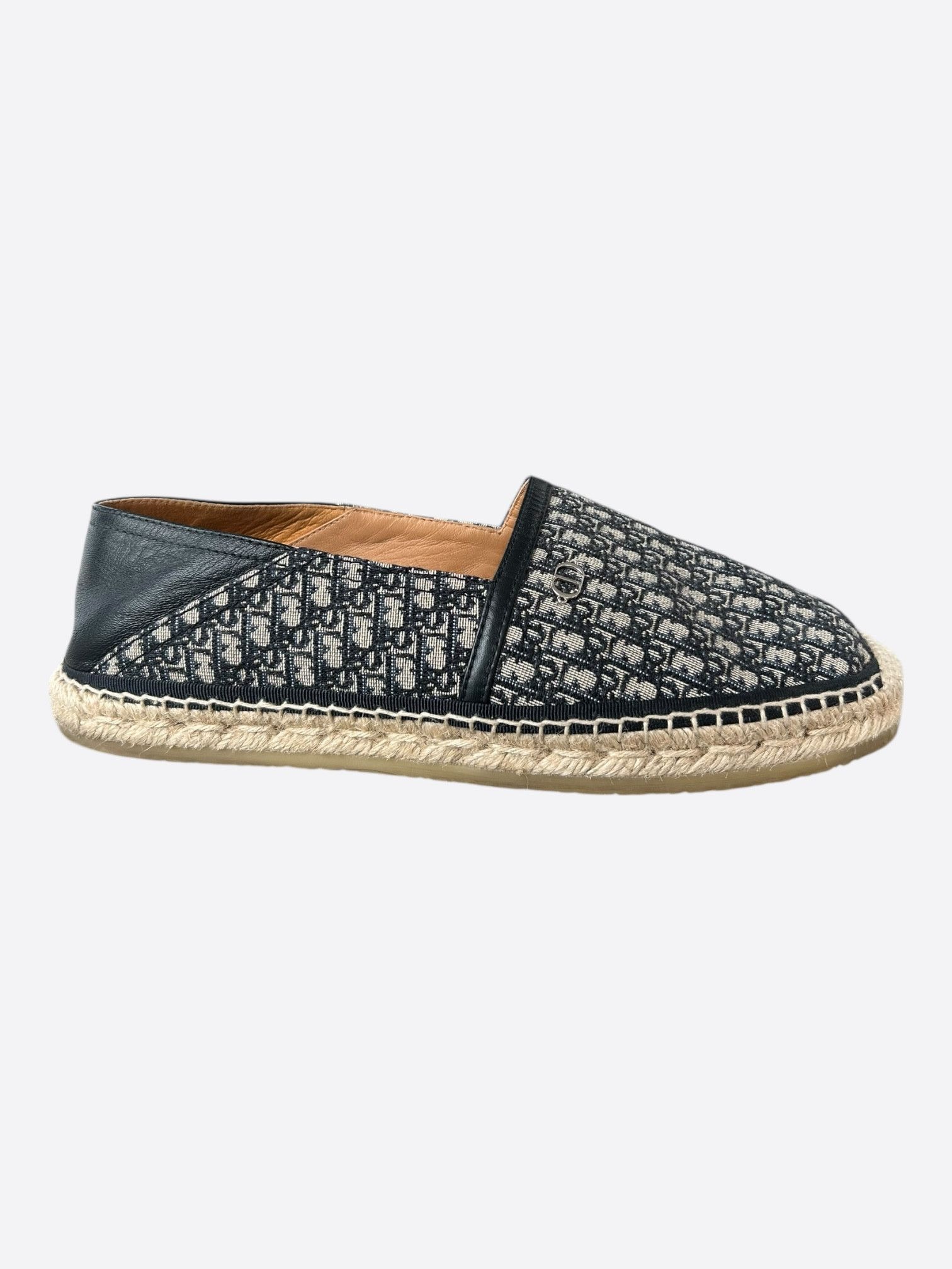 Dior Dior Beige & Black Oblique Espadrilles Size US 9 / EU 42 - 1 Thumbnail