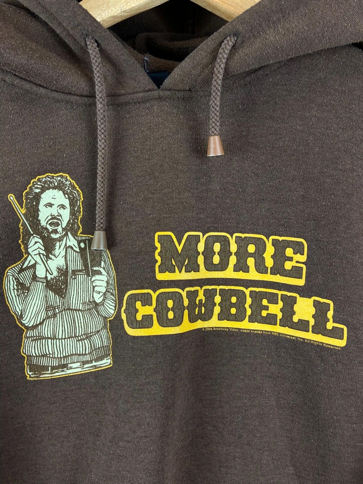 Vintage Vintage brown hoodie “More Cowbell” 2006 graphic Size US M / EU 48-50 / 2 - 2 Thumbnail