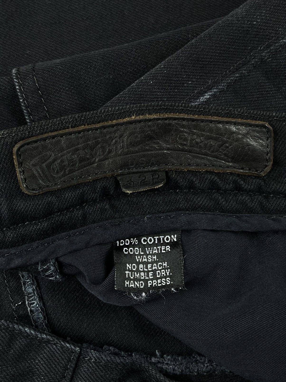 Chrome Hearts Chrome Hearts Le Fleur Knee Silver Bootcut Denim Jeans Size US 32 / EU 48 - 18 Thumbnail