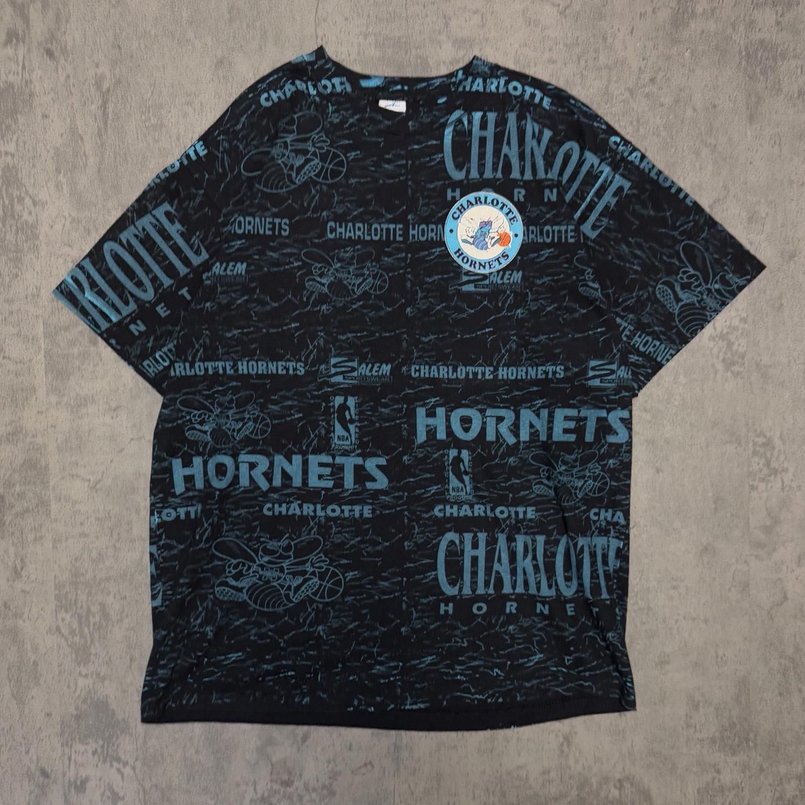 Salem Sportswear 90’s Charlotte Hornets AOP — XL — Size US XL / EU 56 / 4 - 1 Thumbnail