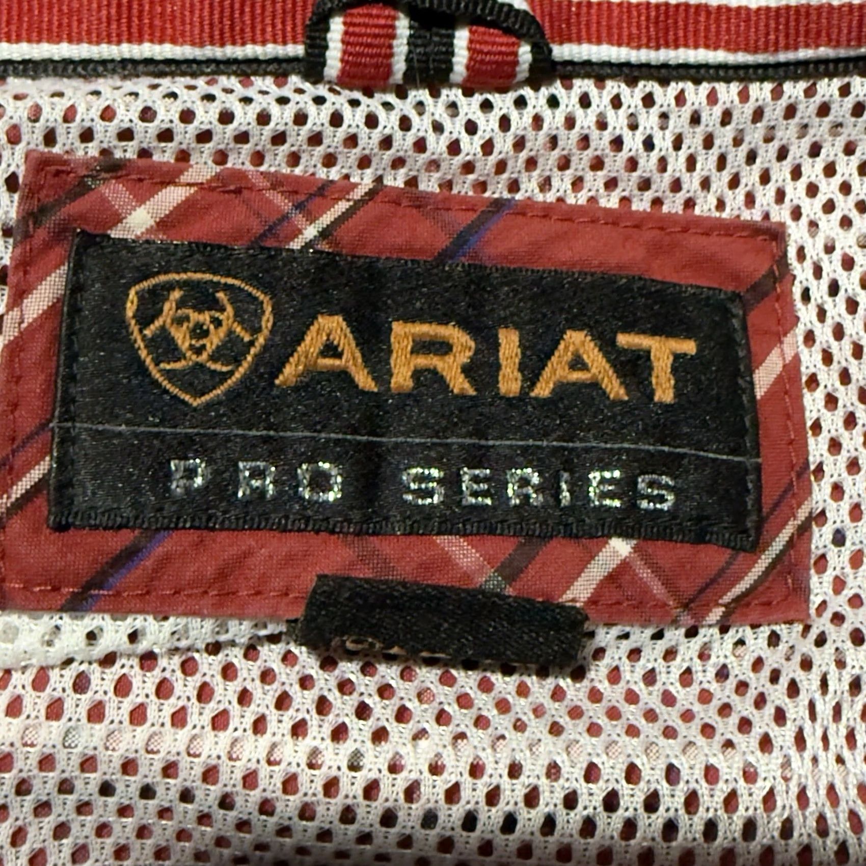 Ariat Ariat Pro Series Plaid Red Long Sleeve Button-Down Shirt Mens Size L Size US L / EU 52-54 / 3 - 4 Thumbnail