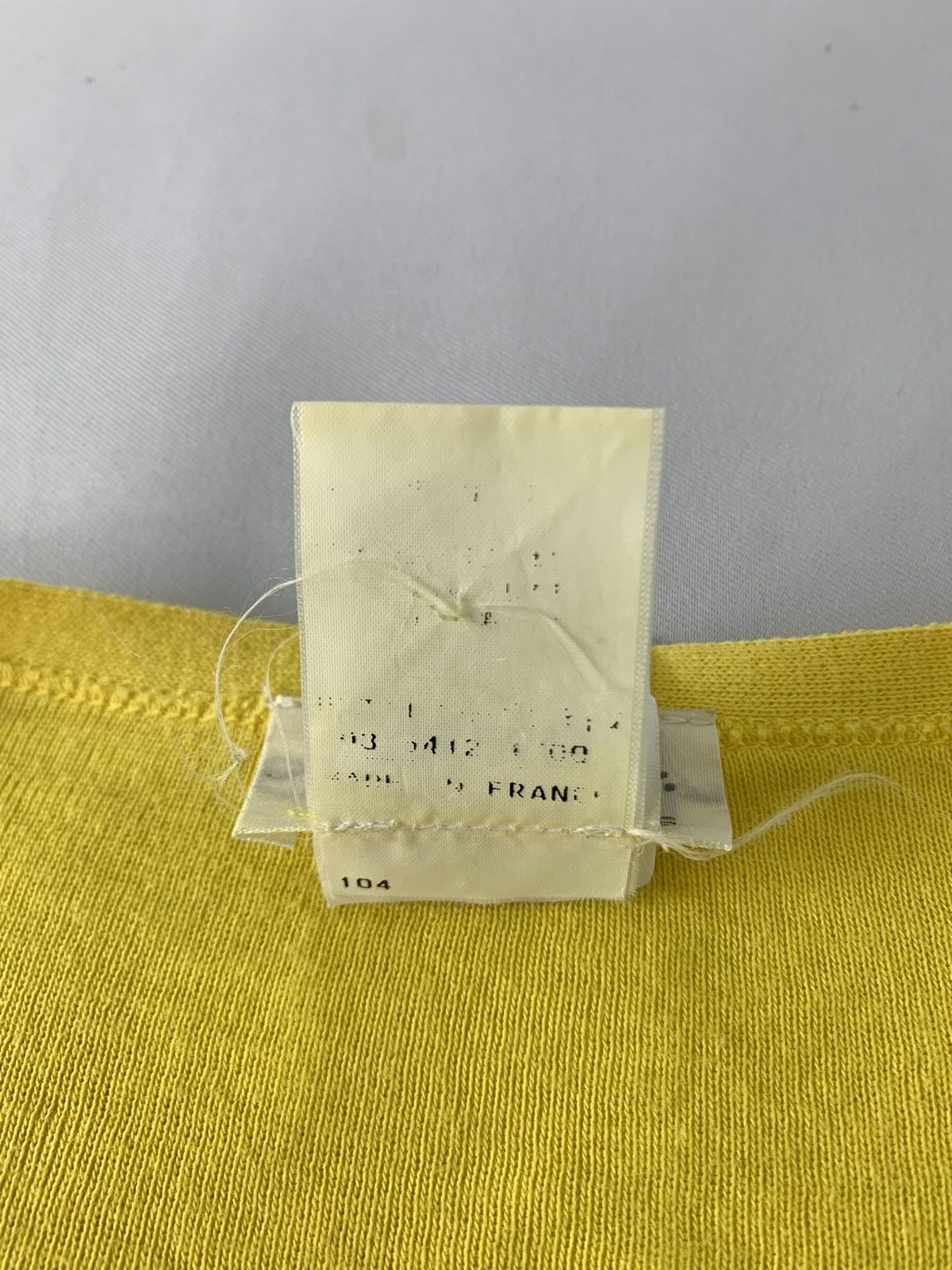 agnes b. Agnes B Paris Button Down Knit Yellow Cardigan Size S / US 4 / IT 40 - 9 Thumbnail