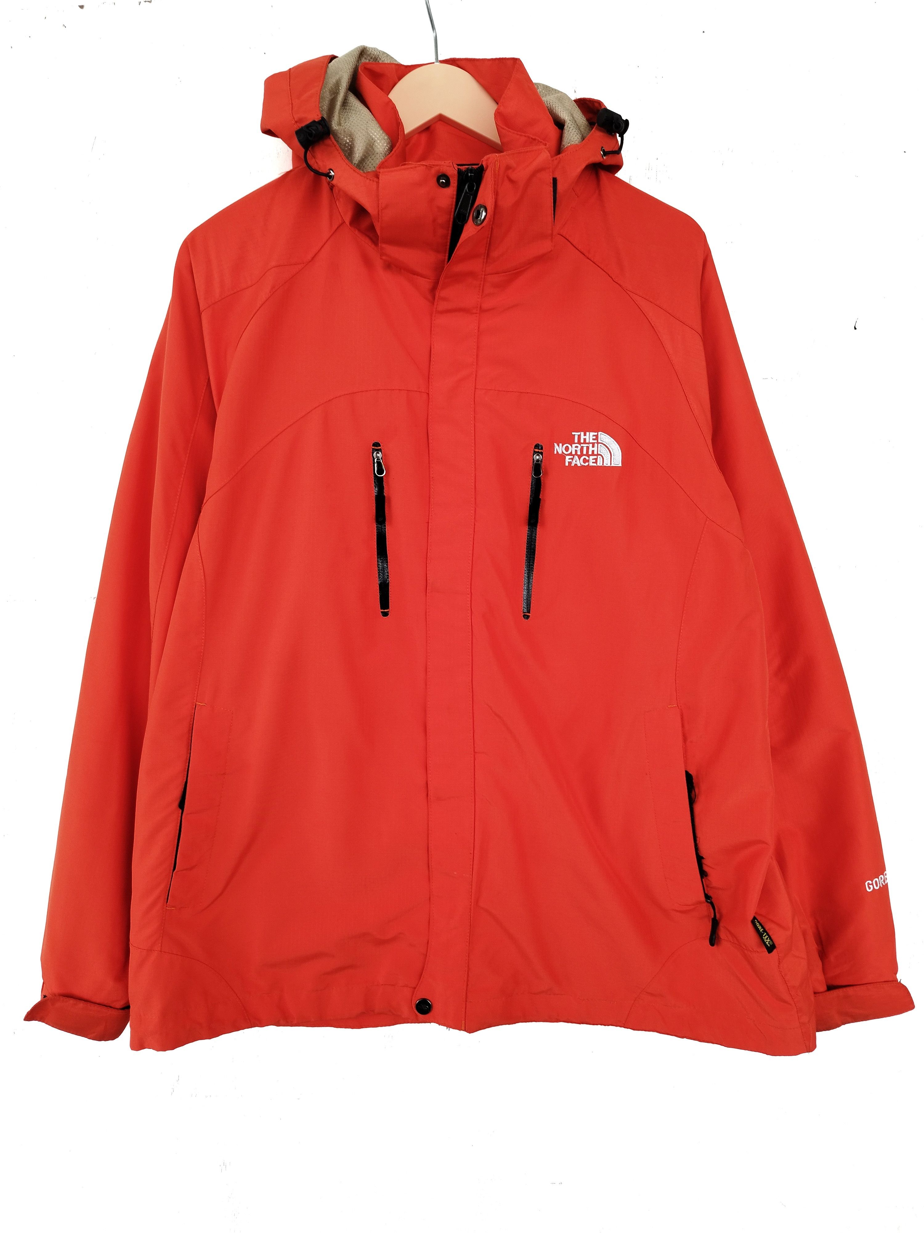Pre-owned The North Face Jacket Windbreaker Summit Series Goretex In Orange