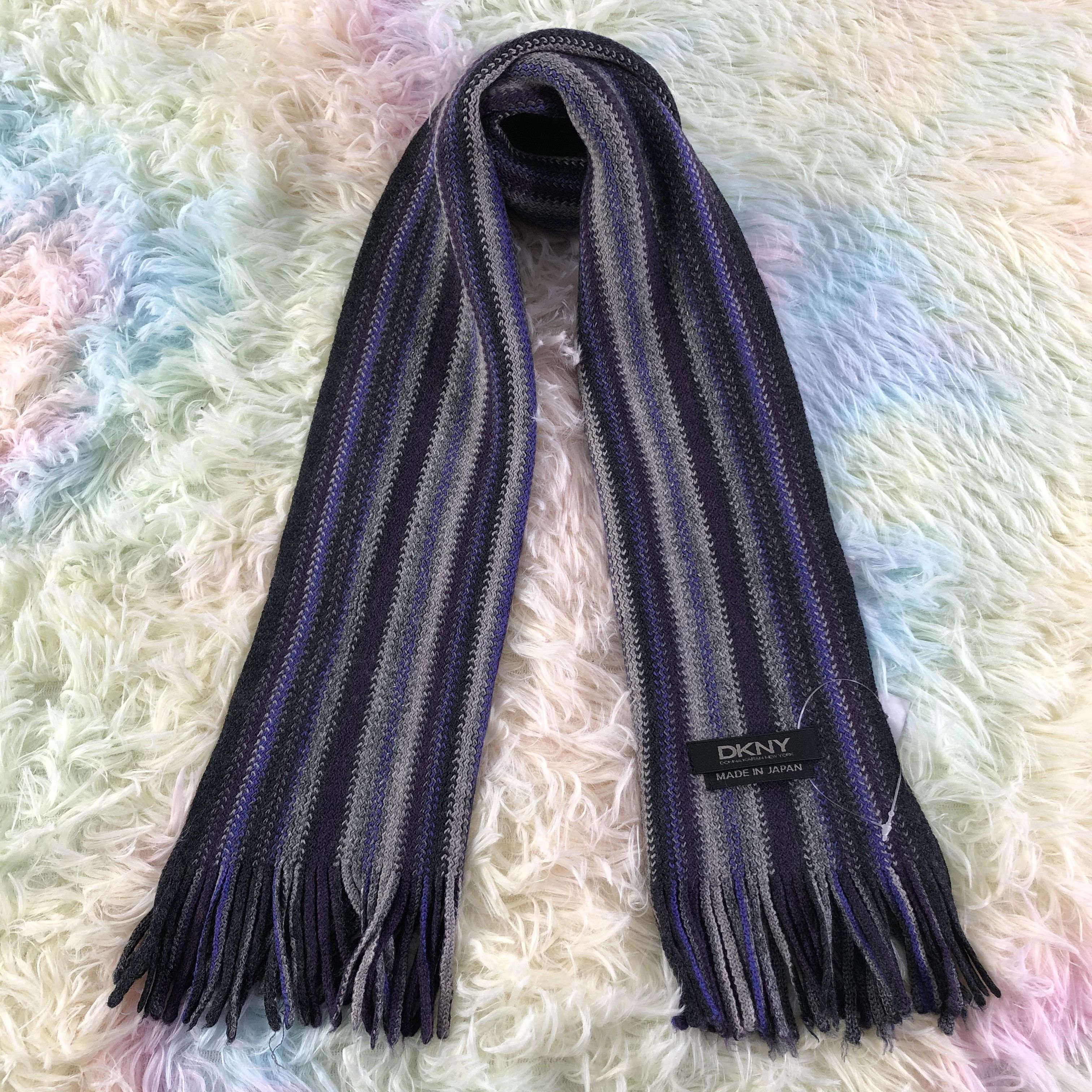 DKNY × Vintage DKNY Scarf / Muffler / Neckwear - KM319 Size ONE SIZE - 1 Thumbnail
