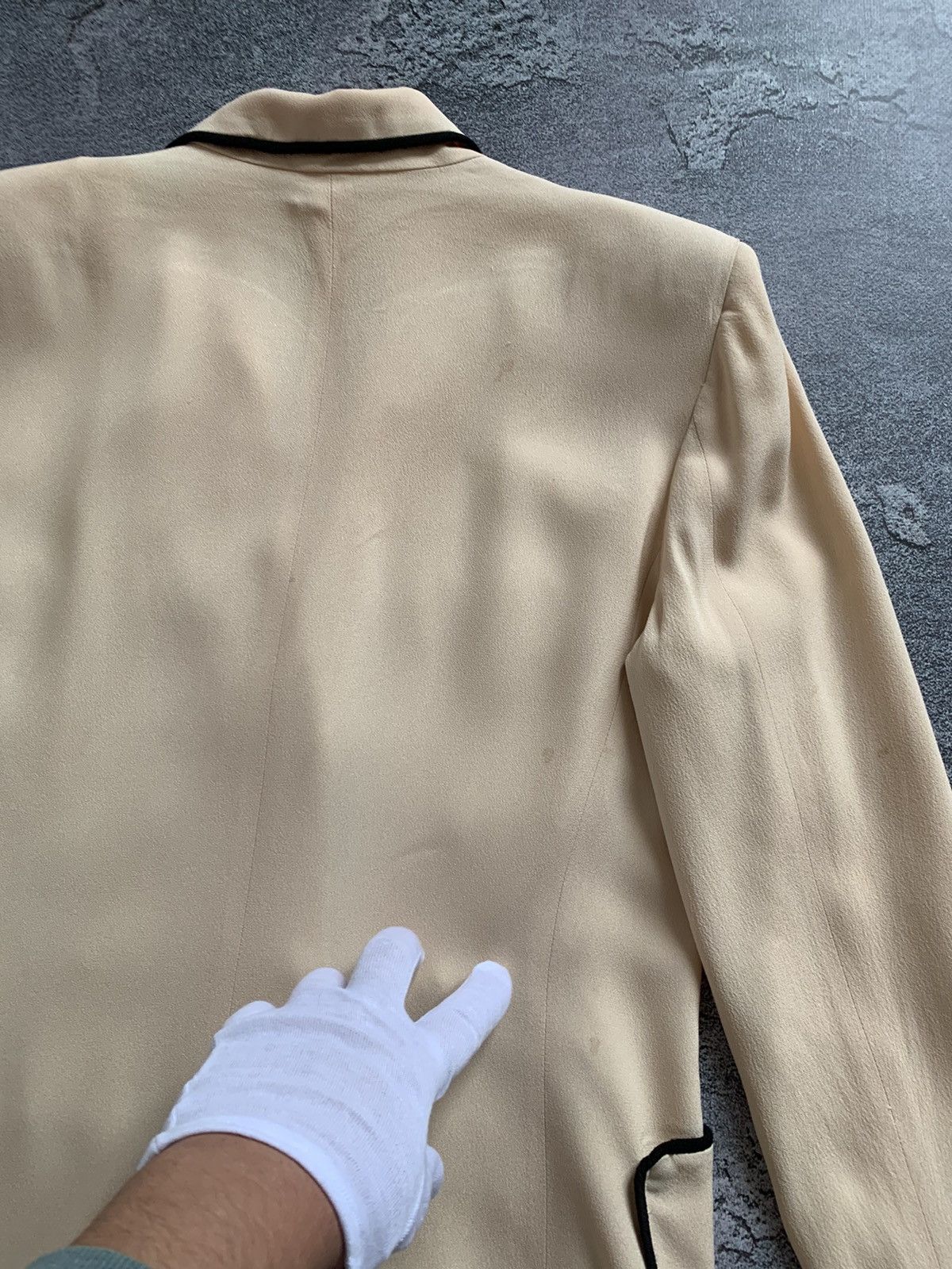 Designer × Moschino × Vintage VTG 1980’s Moschino Cheap & Chic Cream Suit Women’s 42 size Size L / US 10 / IT 46 - 21 Thumbnail