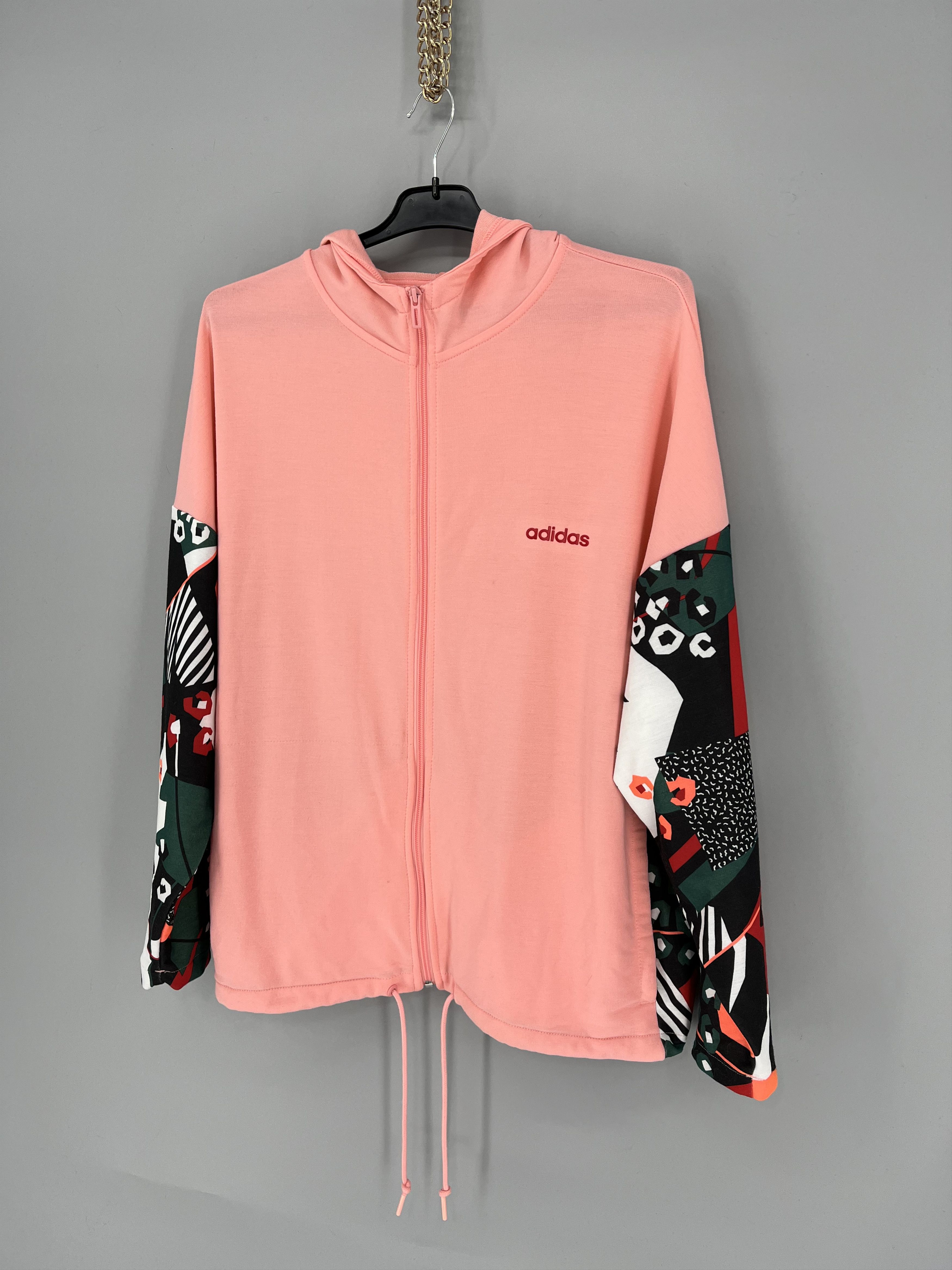Adidas Adidas Vintage Casual Flower Pattern Zip Sweatshirt 90's Size US S / EU 44-46 / 1 - 3 Thumbnail