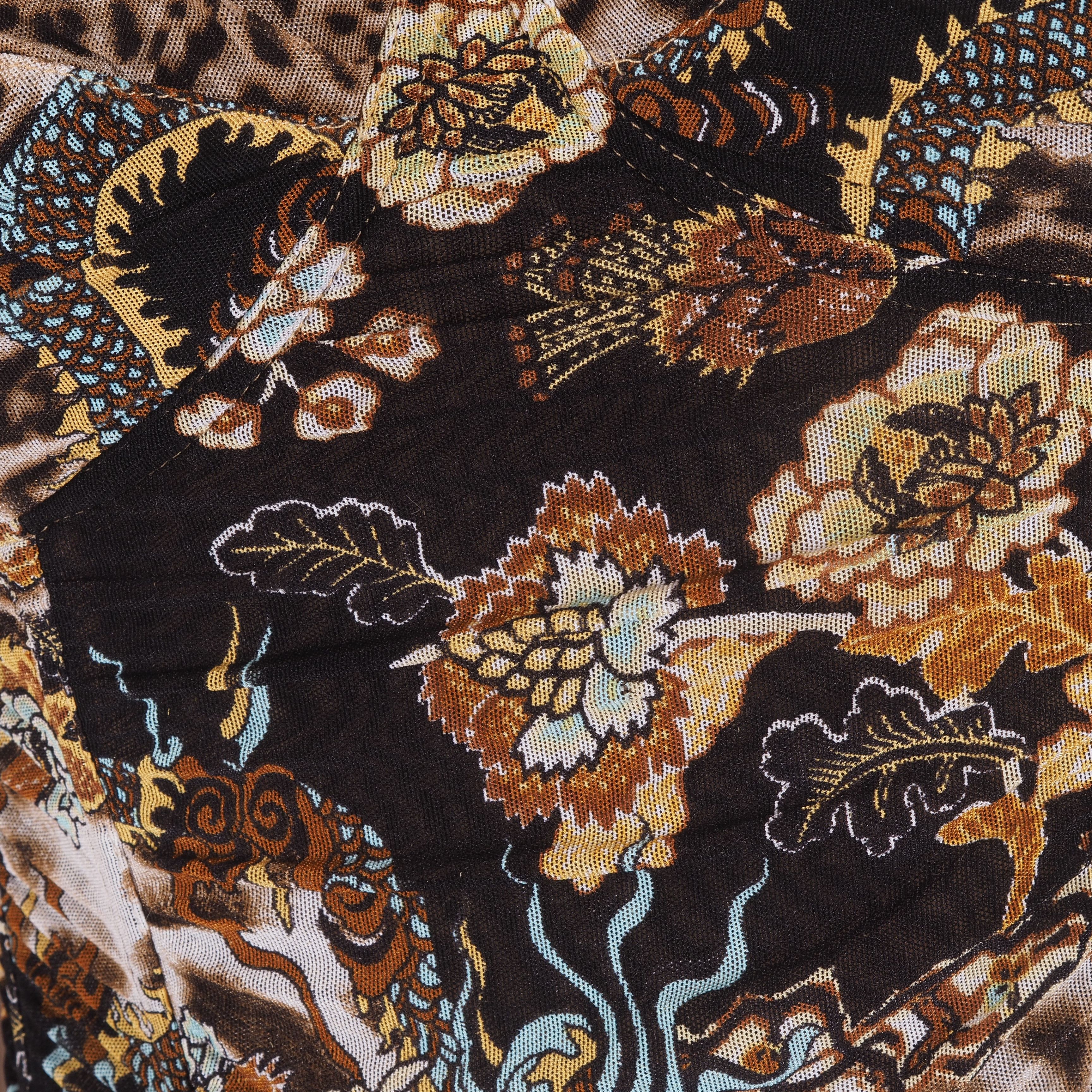 Roberto Cavalli Roberto Cavalli Vintage Floral Animal Print Corset Top Size L / US 10 / IT 46 - 7 Thumbnail