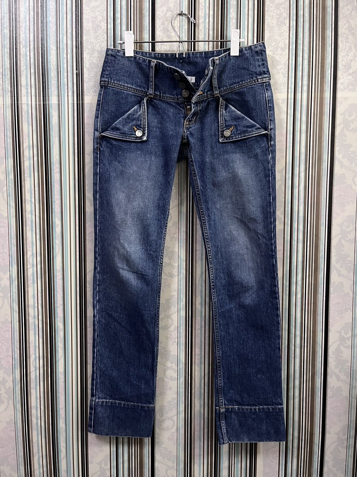 Ne-Net 00s ISSEY MIYAKE flap pockets #F3 Size 28" / US 6 / IT 42 - 3 Thumbnail