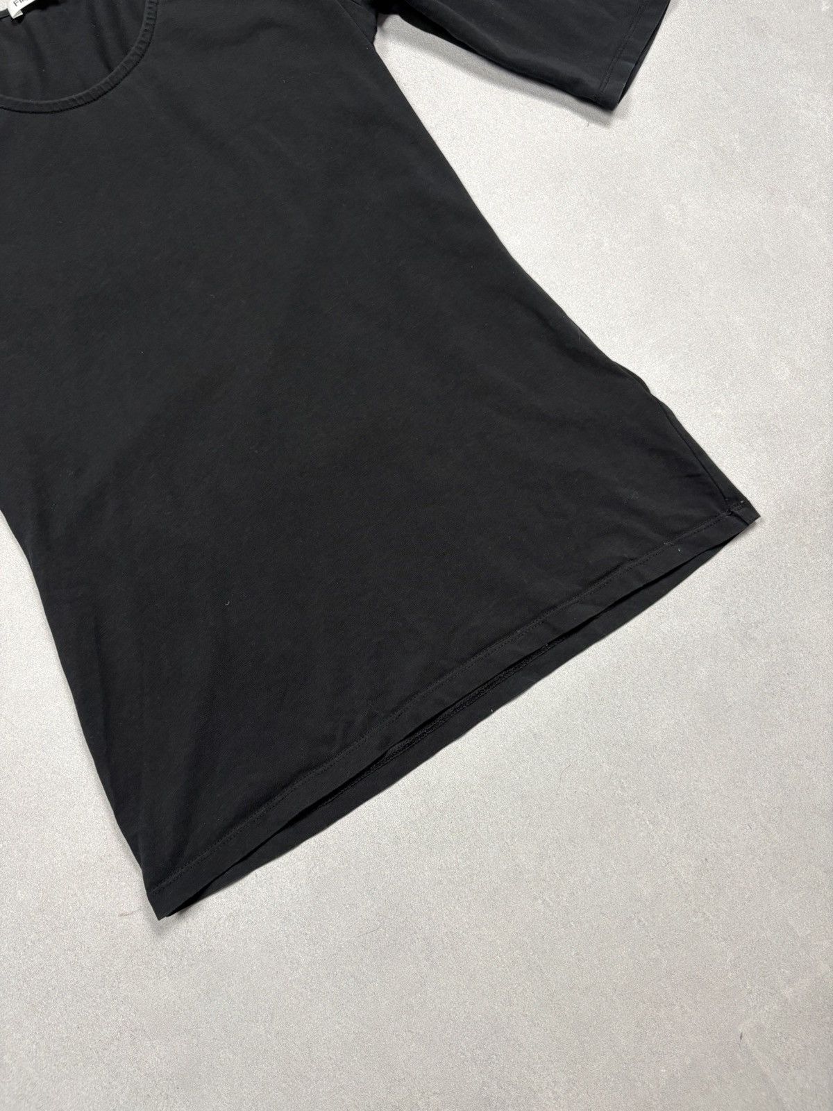 Filippa K Filippa K Black Scoop Neck 3/4 Sleeve Minimalist Top S Size S / US 4 / IT 40 - 4 Thumbnail