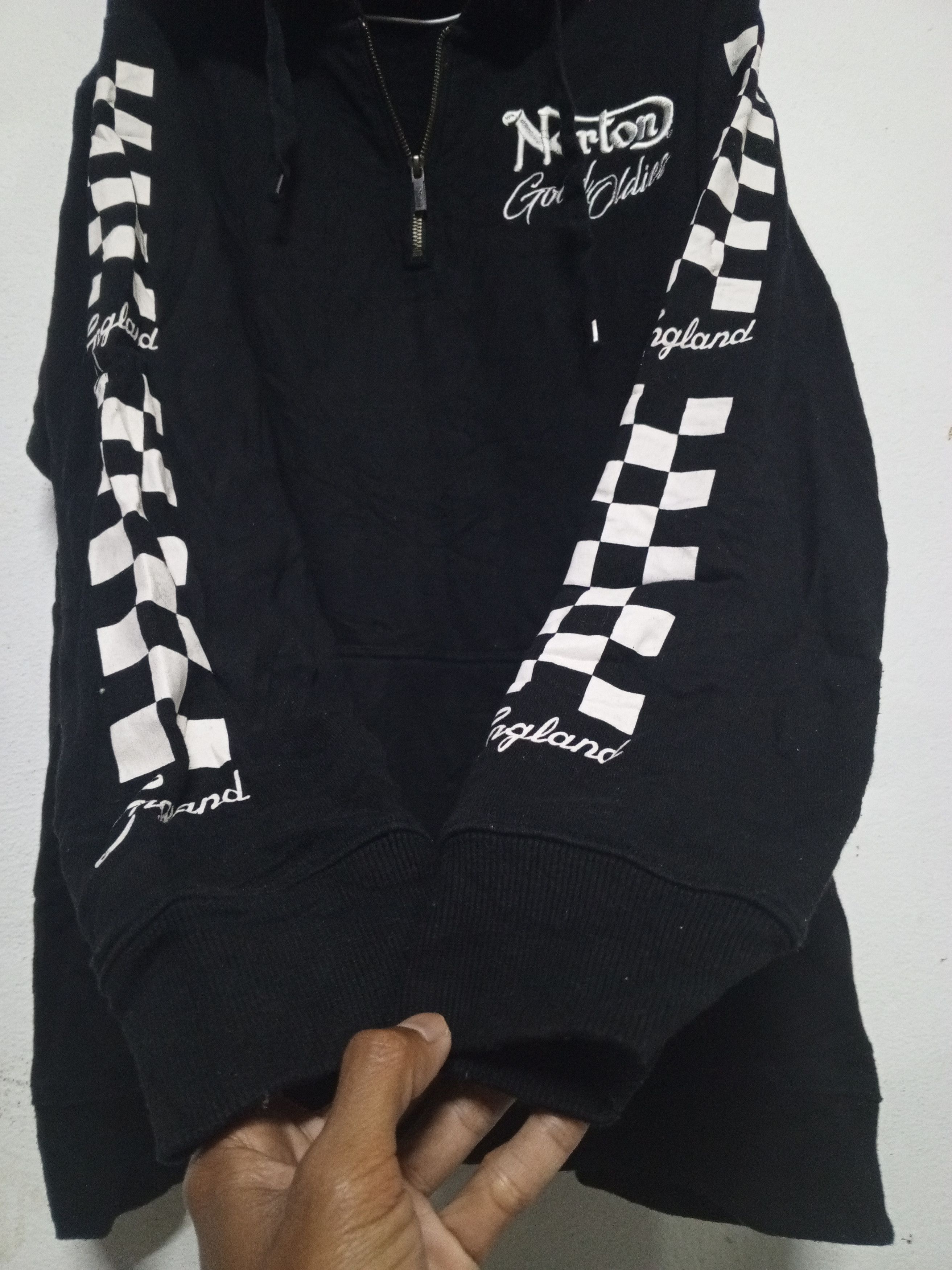 Norton NORTON ENGLAND HALPZIP HODDIE BLACK Size US XL / EU 56 / 4 - 10 Thumbnail