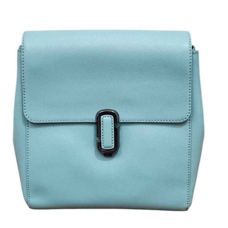 Marc Jacobs MARC JACOBS Saffiano Leather Backpack color Blue Size ONE SIZE - 2 Thumbnail