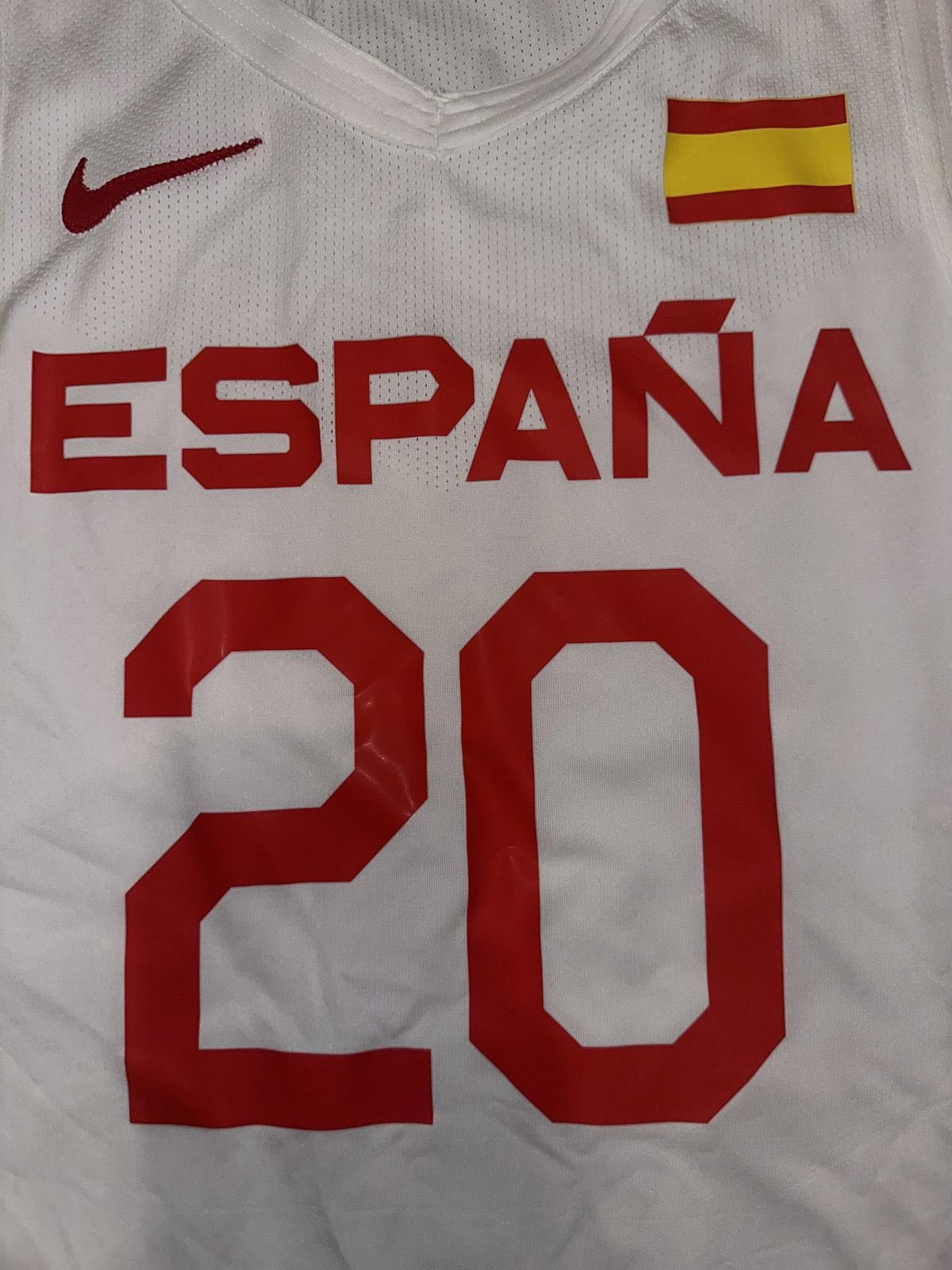 Nike Nike Men’s 2020 Olympic Basketball España Team Issue White Jersey Size US XL / EU 56 / 4 - 2 Thumbnail