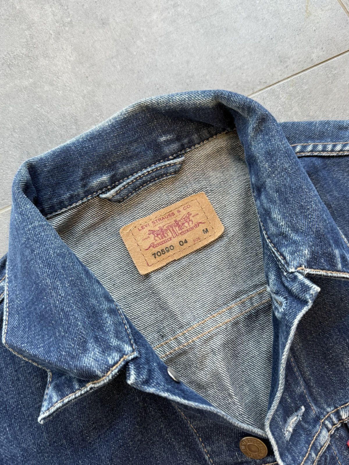 Levi's VINTAGE 90s LEVI’S DENIM JACKET Size M / US 6-8 / IT 42-44 - 8 Thumbnail