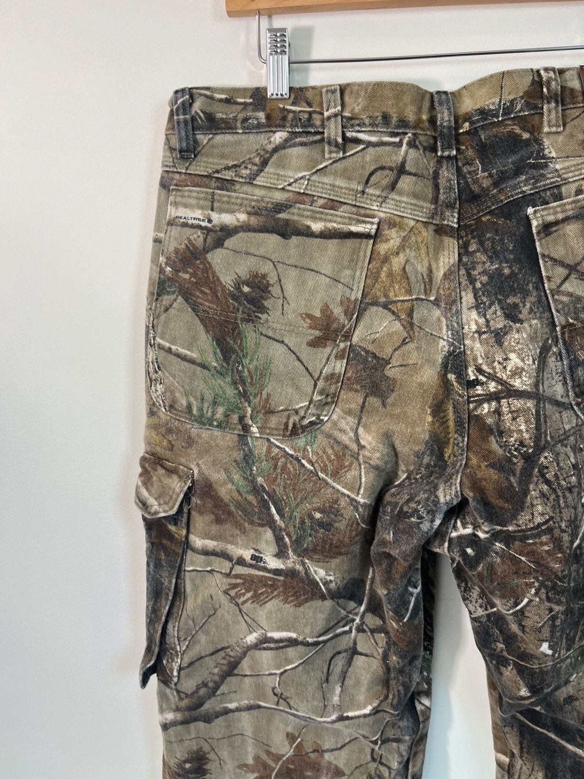 Vintage Vintage Thrashed Wrangler Camouflage Cargo Pants Size US 36 / EU 52 - 10 Thumbnail