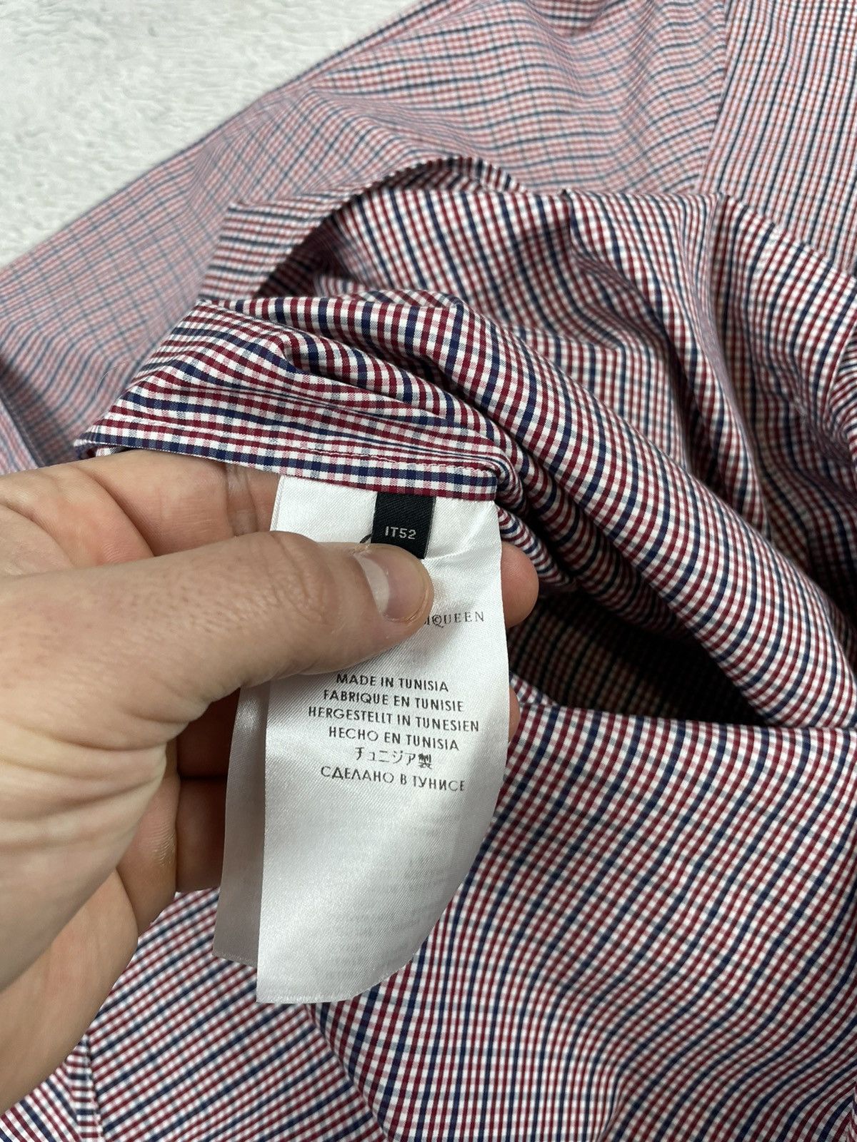 Alexander McQueen × McQ Alexander McQueen × Vintage Vintage 2008 McQ Alexander McQueen Check shirt y2k oldmoney Size US L / EU 52-54 / 3 - 11 Thumbnail