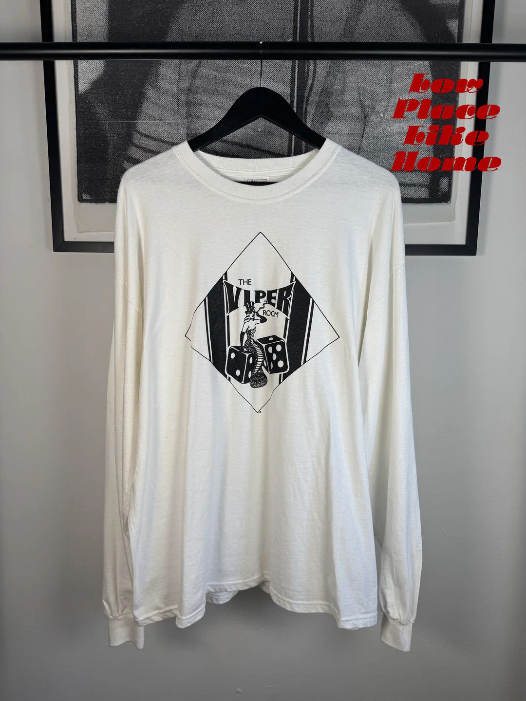 Vintage 🚭 OG 🚭 GRAIL: 90's "THE VIPER ROOM" WHITE LONG SLEEVE Size US XL / EU 56 / 4 - 1 Thumbnail