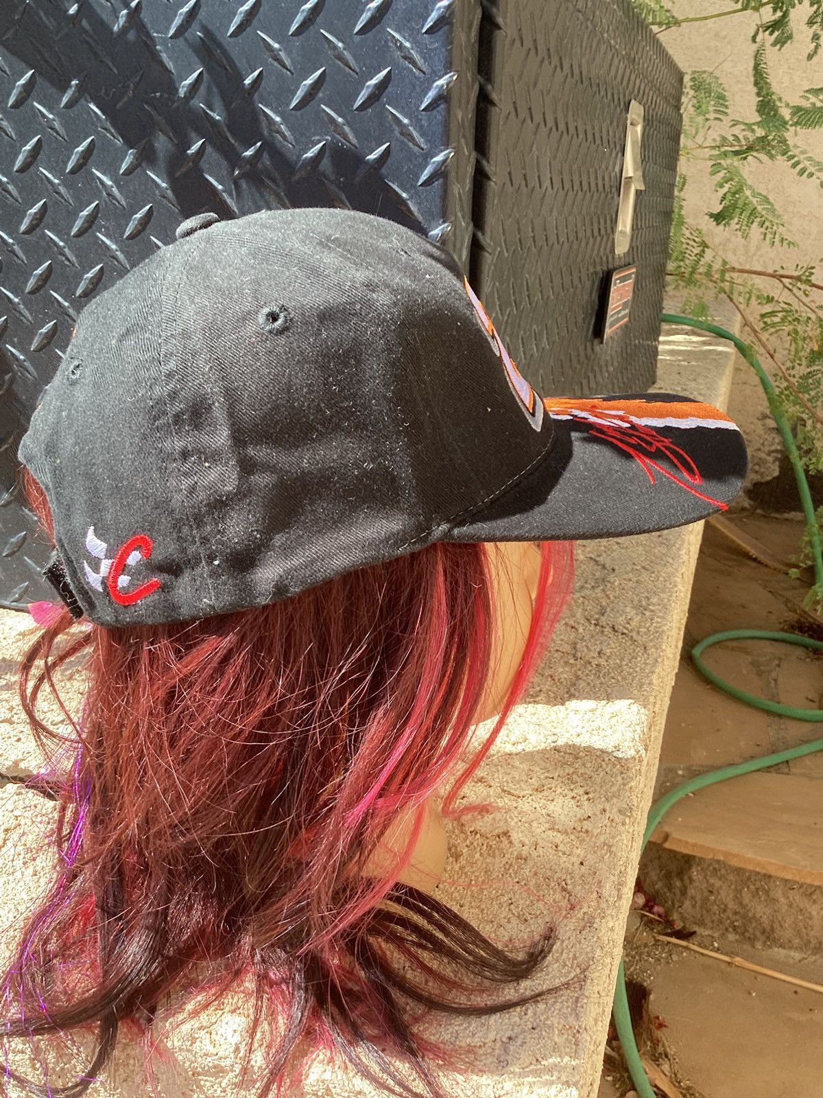 NASCAR Vintage 90s NASCAR Tony Stewart #20 Home Depot splash hat Size ONE SIZE - 4 Thumbnail