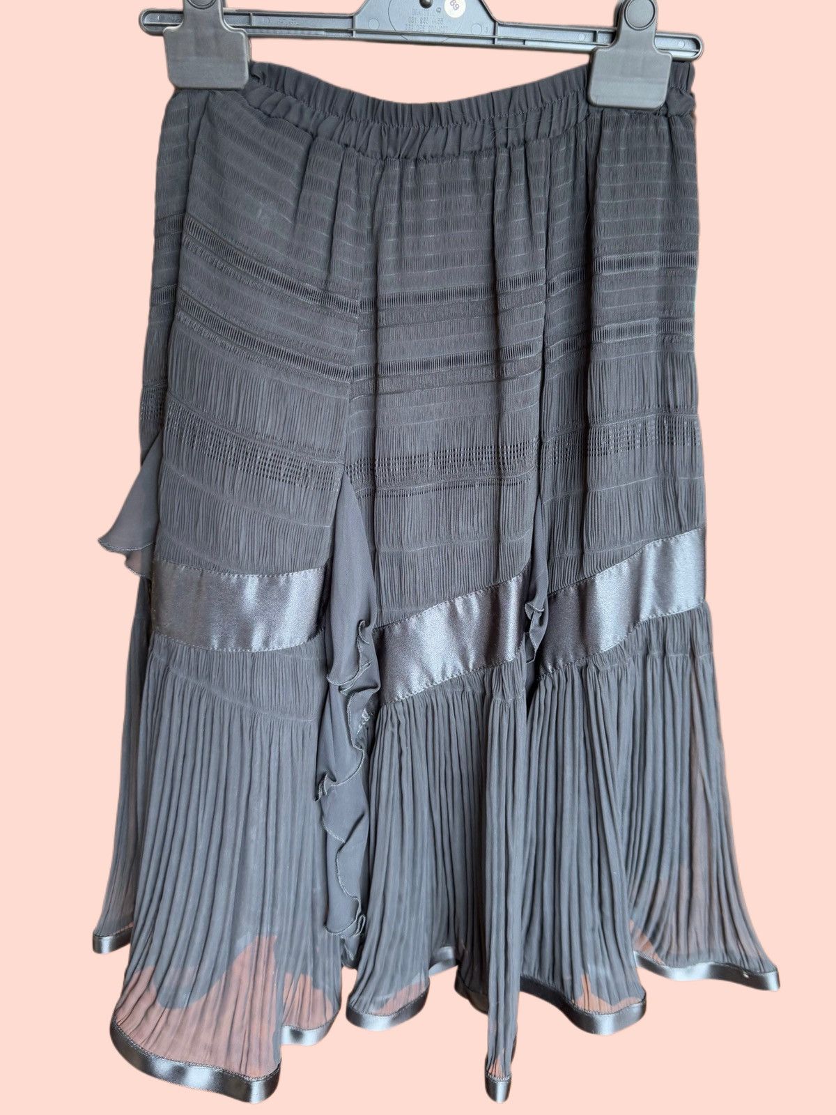 Vintage Vintage Black Skirt GEORGES BARHEL Paris 1980s Appr. Size 40 Size 28" / US 6 / IT 42 - 2 Thumbnail