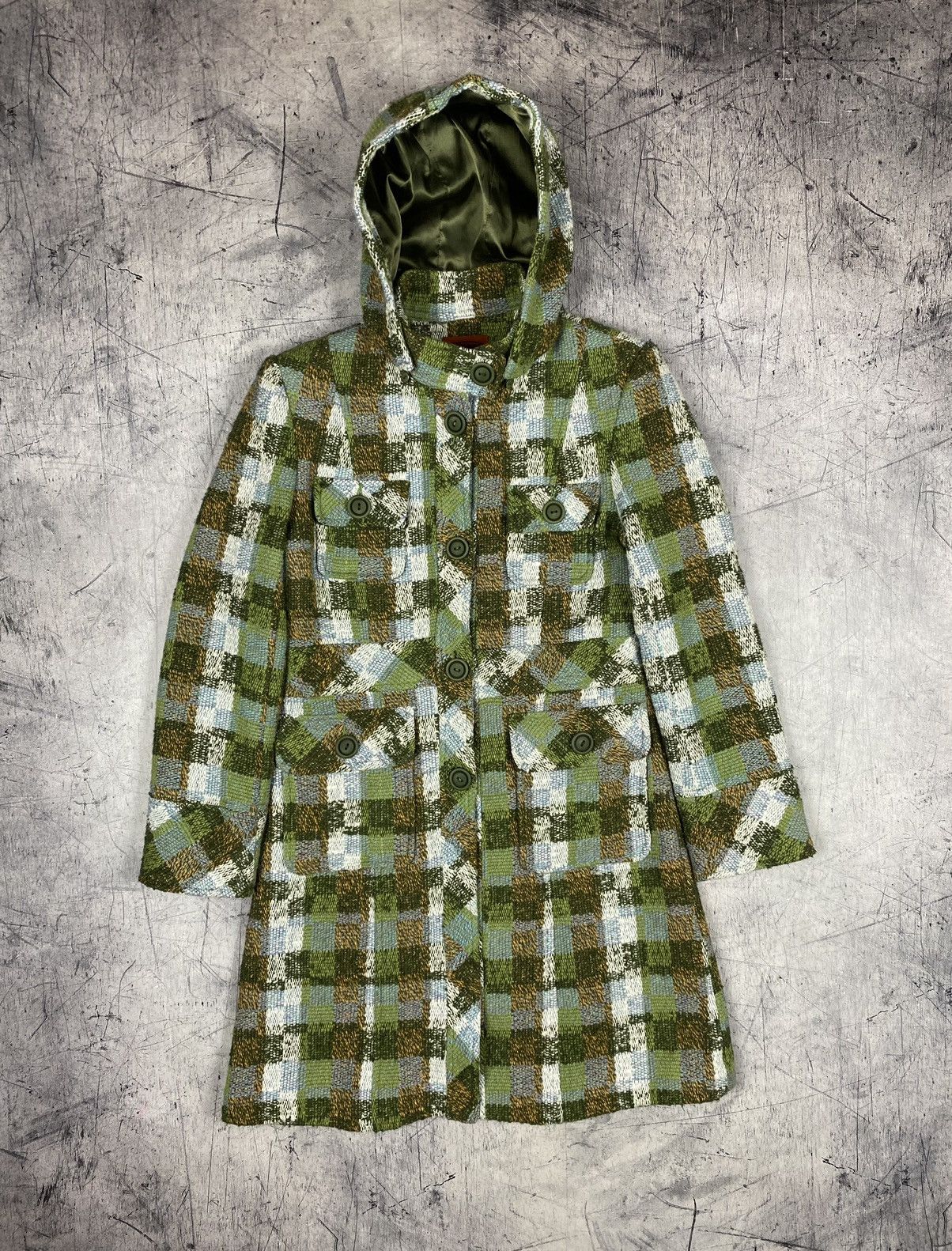 Missoni Vintage Missoni Wool Plaid Desig Luxury Coat 90s heritage gg Size S / US 4 / IT 40 - 2 Thumbnail