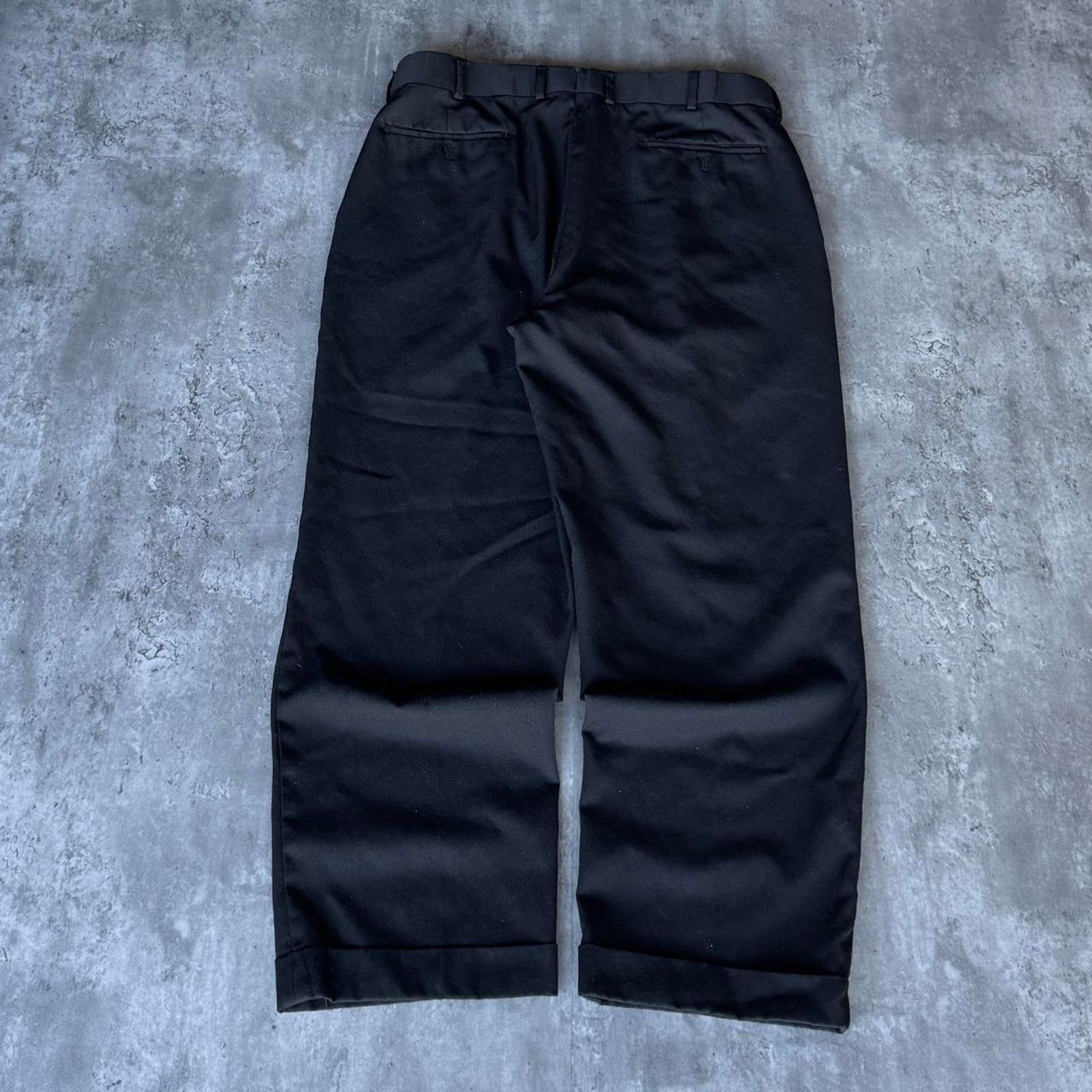 Japanese Brand × Vintage Vintage Y2K Baggy Black Grunge Opium Essential Dress Pants Size US 36 / EU 52 - 2 Thumbnail
