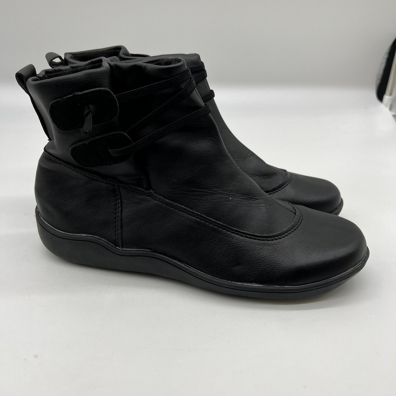 Other Women Ankle Boots Low Heel Slip on Comfortable Bo Size US 9.5 / IT 39.5 - 3 Thumbnail