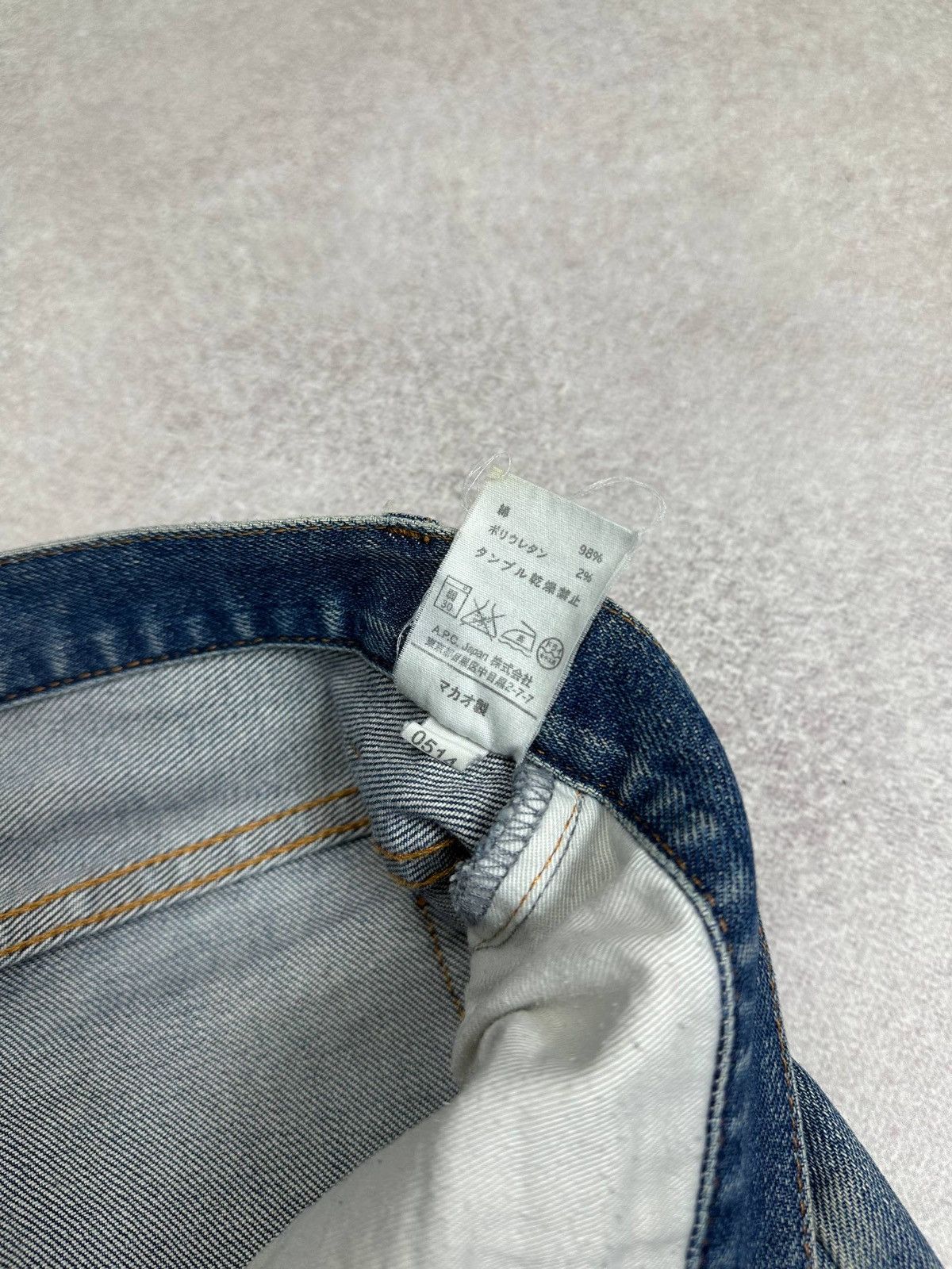A.P.C. Vintage A.P.C New Standart Blue Jeans Pants Rare 31 Size US 31 - 10 Thumbnail