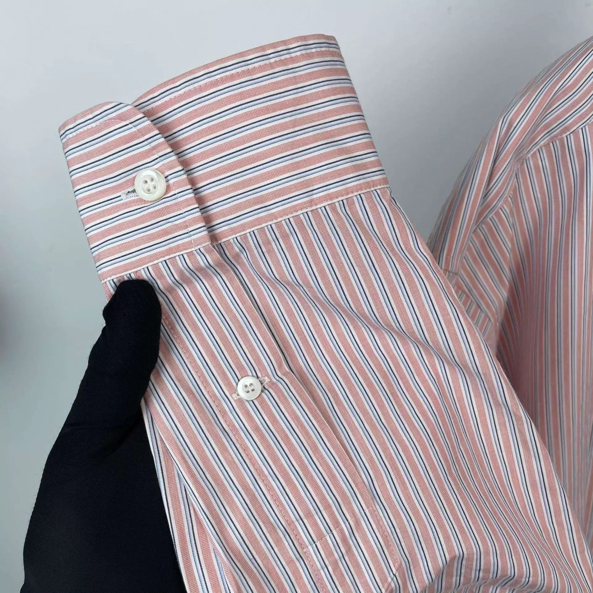 Miu Miu MIU MIU striped lace trim shirt purple Size XS / US 0-2 / IT 36-38 - 9 Thumbnail