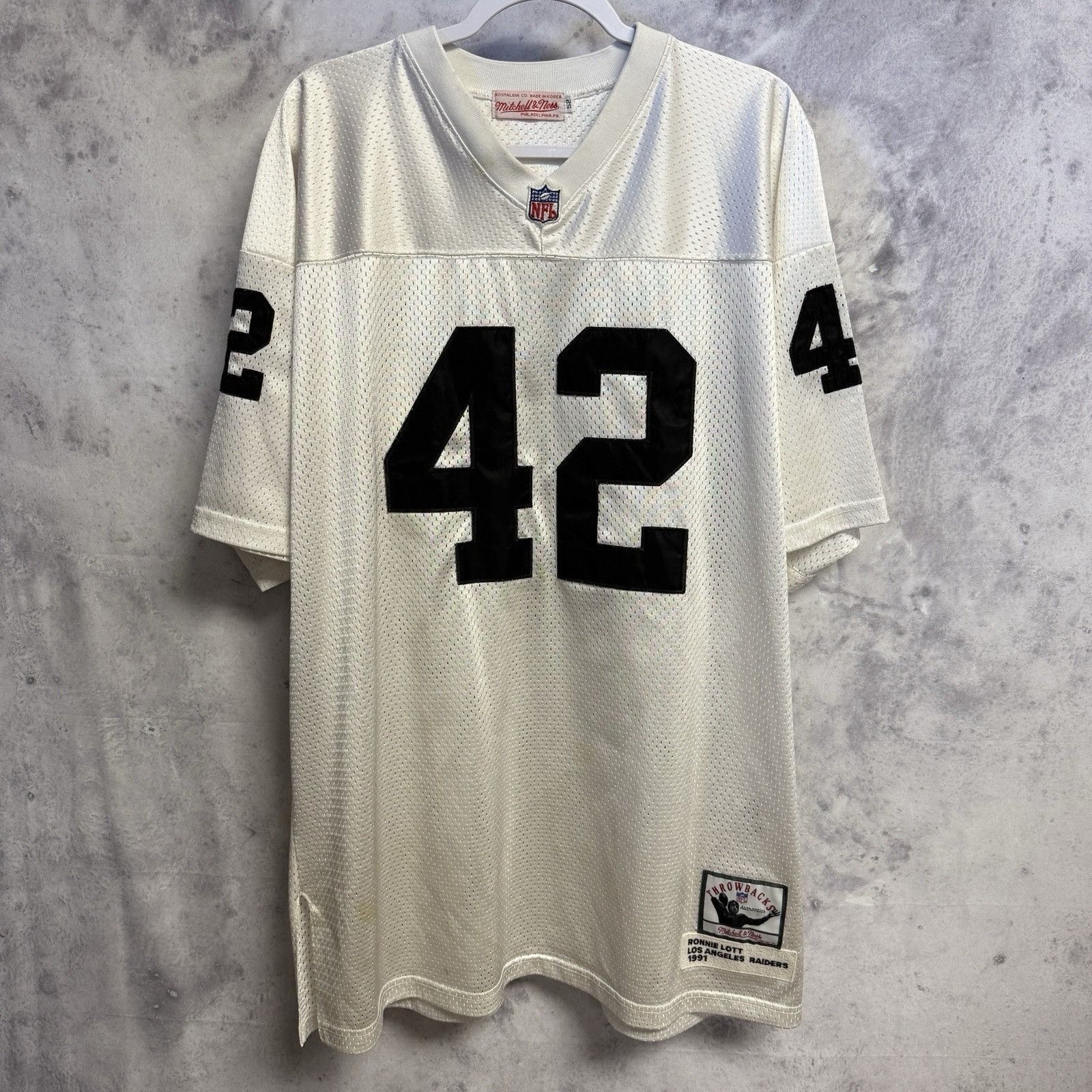 Mitchell & Ness Ronnie Lott Los Angeles Raiders Jersey Size US XXL / EU 58 / 5 - 2 Thumbnail