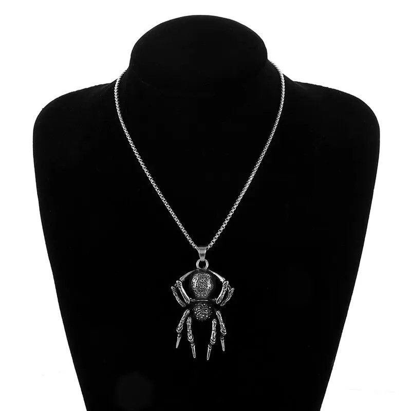 Jewelry Spider Pendant Charm Cool Casual Necklace Size ONE SIZE - 5 Thumbnail