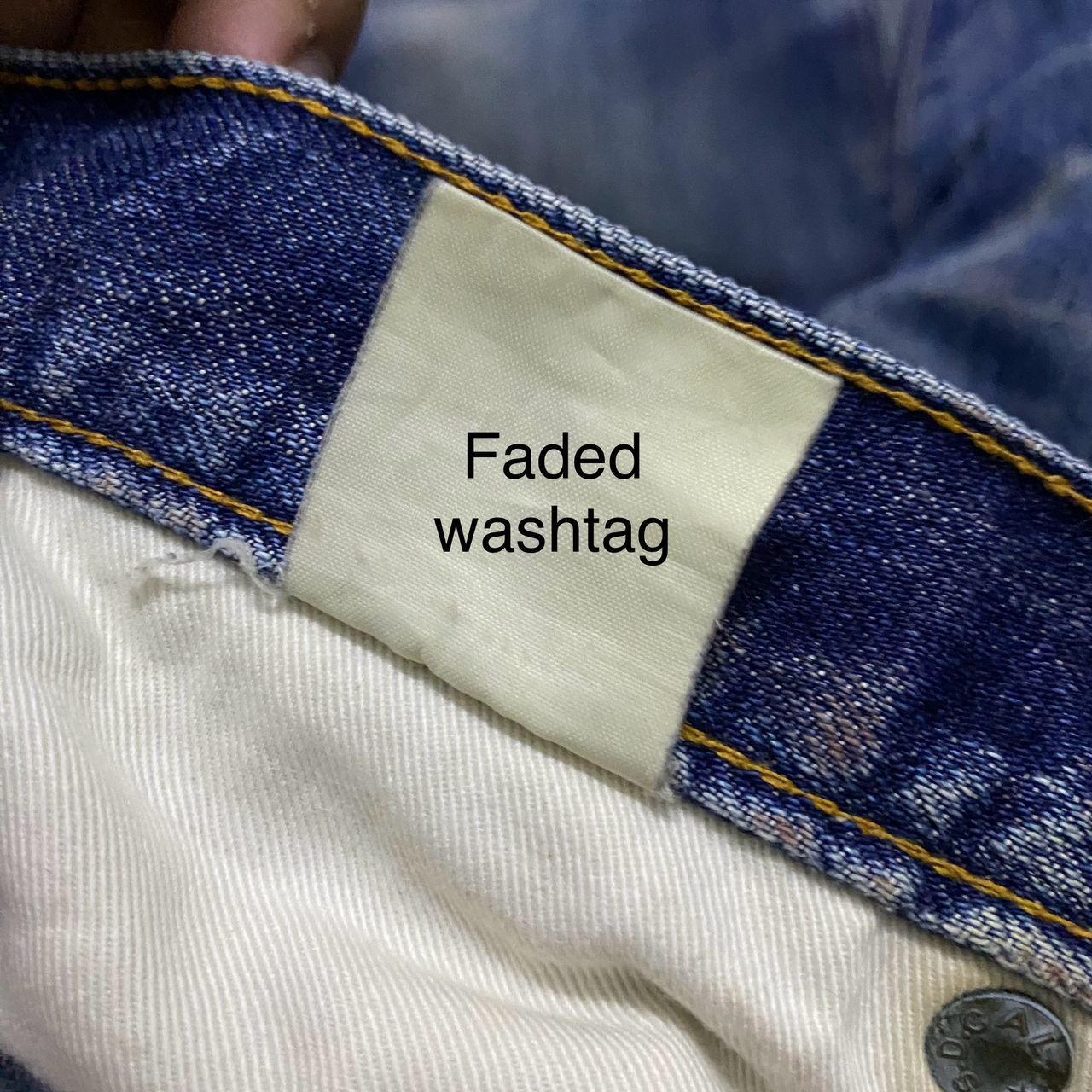 If Six Was Nine Vintage Standard California Selvegde Distressed Denim Size US 32 / EU 48 - 11 Thumbnail