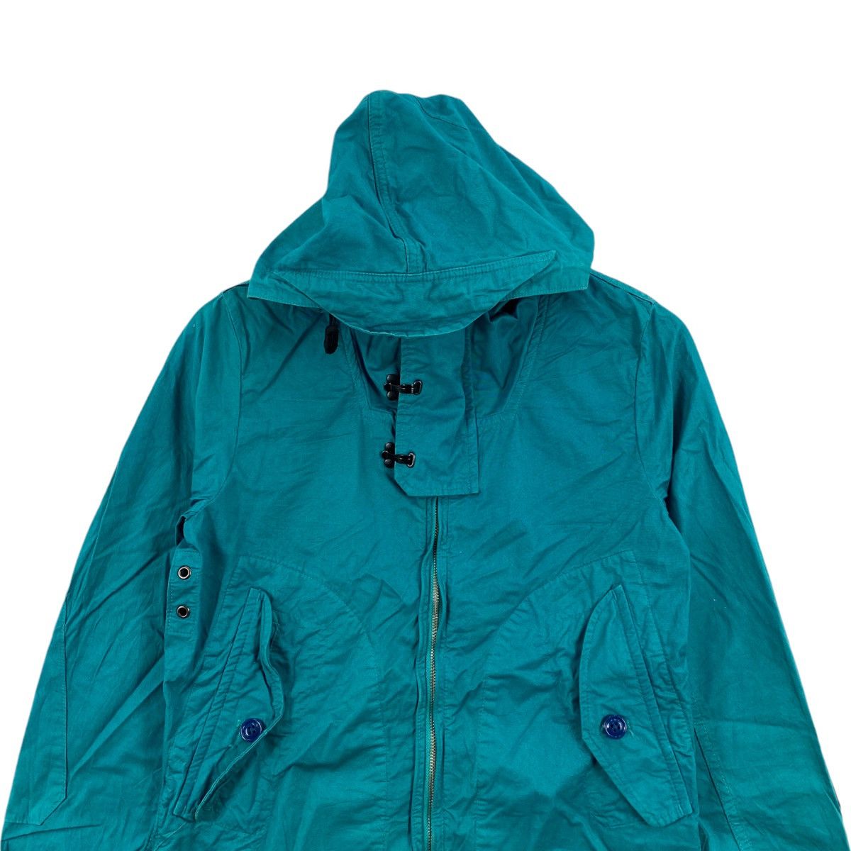 Japanese Brand × OMNIGOD OMNIGOD Garment Japanese Brand Turquoise Hooded Bomber Size US S / EU 44-46 / 1 - 2 Thumbnail