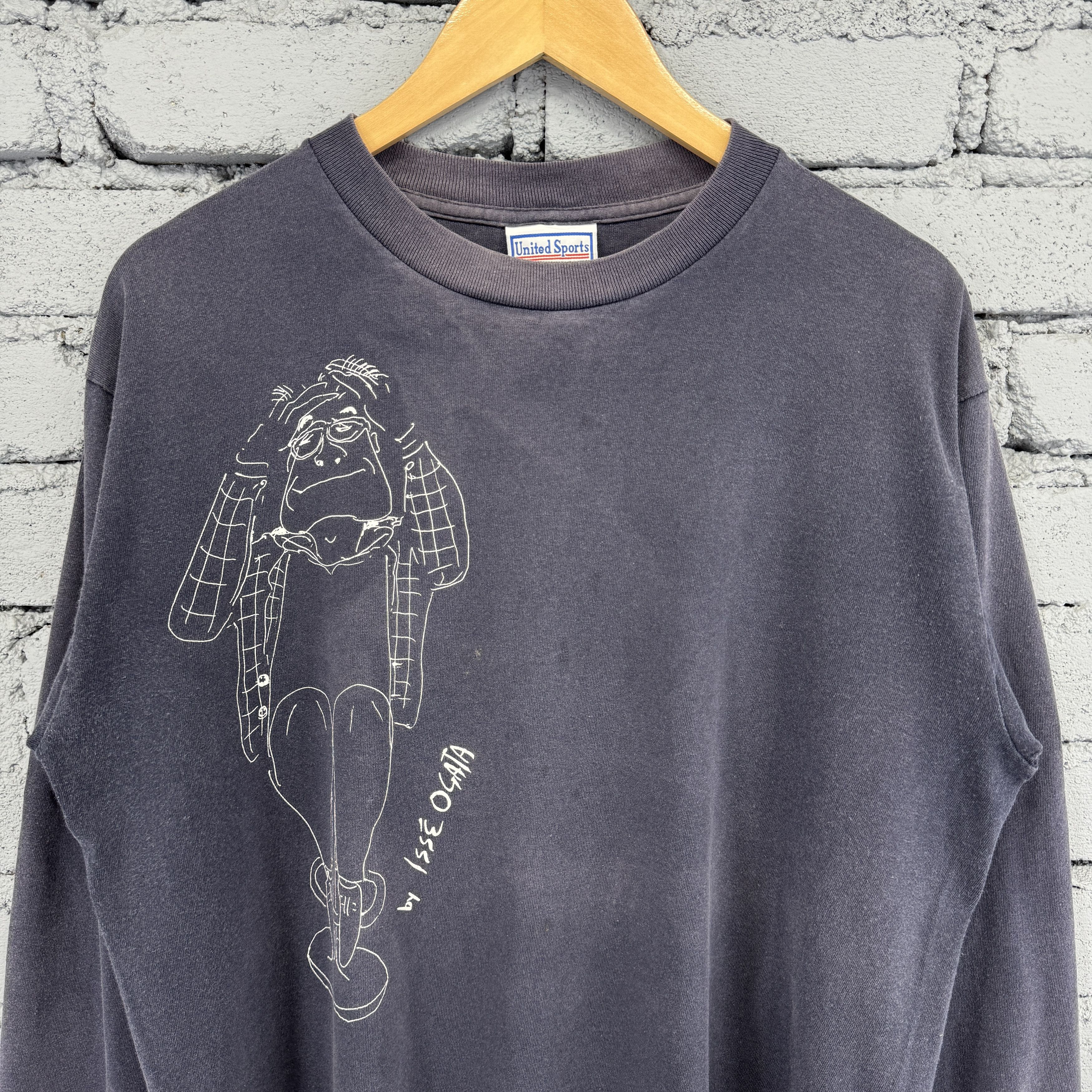 Vintage Vintage 90s United Sport With Graphic By Issei Ogata Tshirt Size US L / EU 52-54 / 3 - 5 Thumbnail