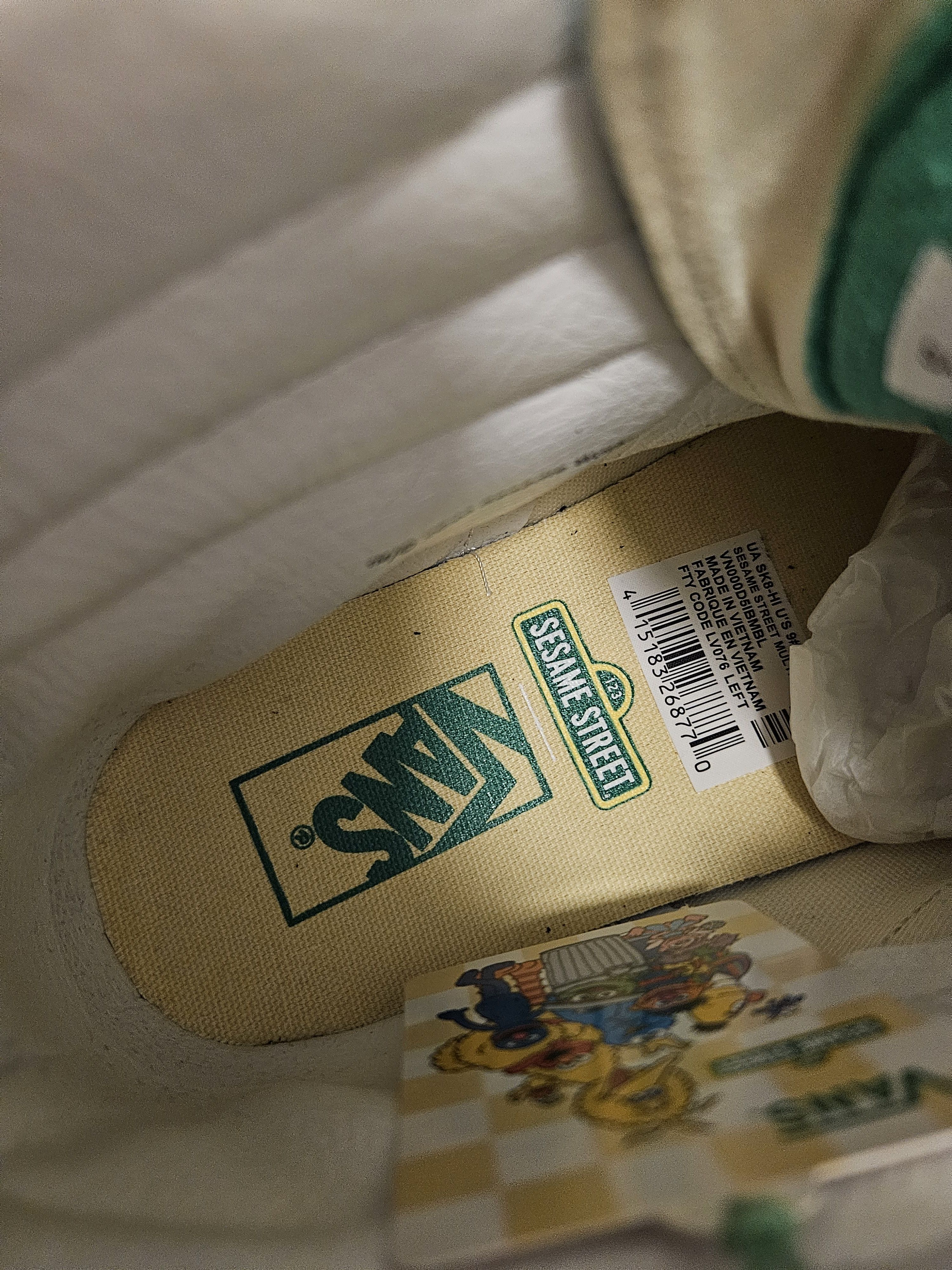 Vans Sk8-Hi Sesame Street Multi Size US 9 / EU 42 - 8 Thumbnail