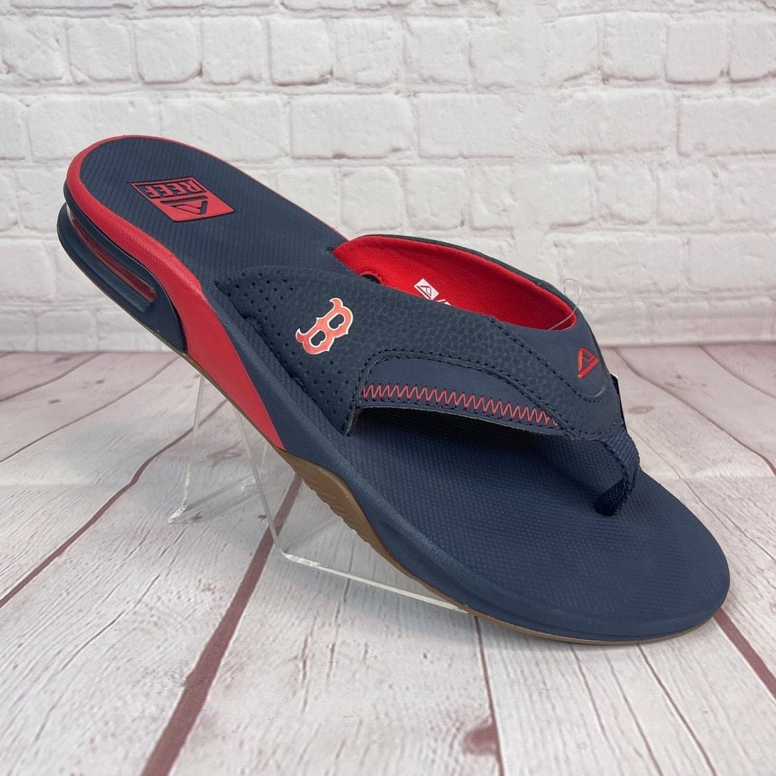 REEF Reef Fanning x MLB Boston Red Sox Sandals Mens Sz 13 Size US 13 / EU 46 - 1 Thumbnail