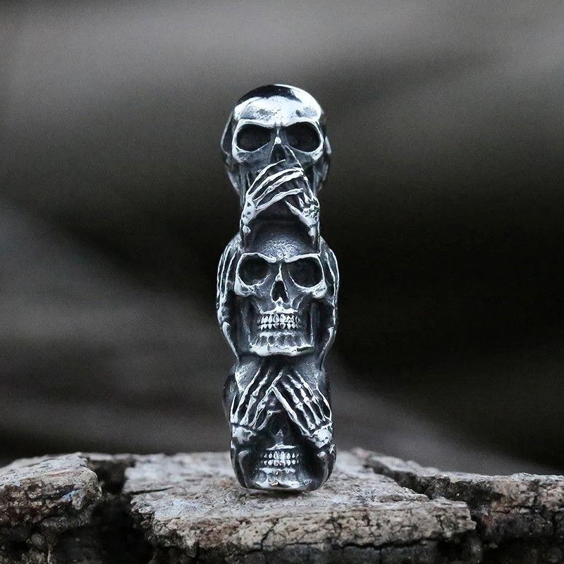 Jewelry Evil Skull Pendant Necklace 2025 Size ONE SIZE - 3 Thumbnail