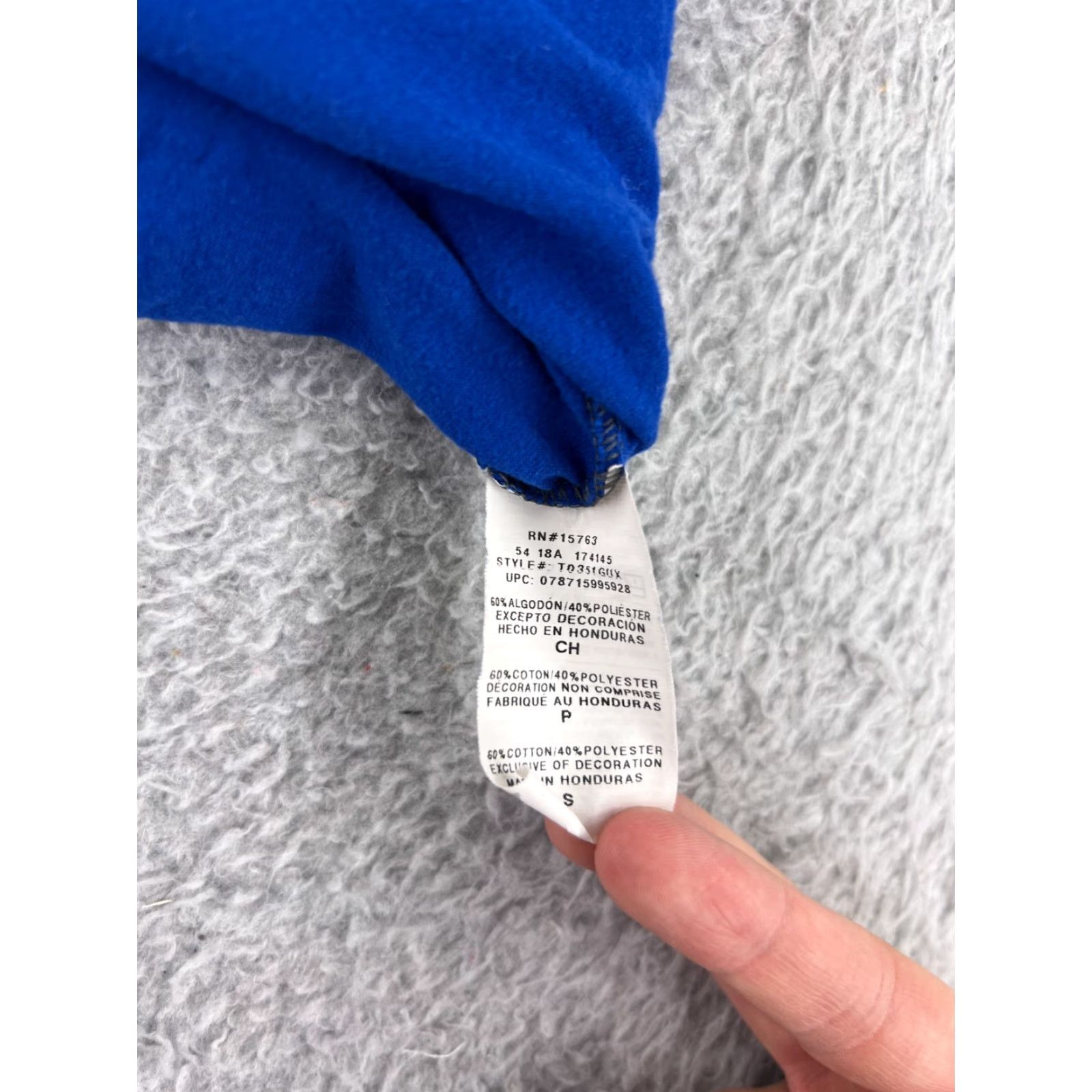 Champion Champion Shirt Mens Small Blue Logo Short Sleeve Crew Neck 100% Cotton Size US S / EU 44-46 / 1 - 5 Thumbnail