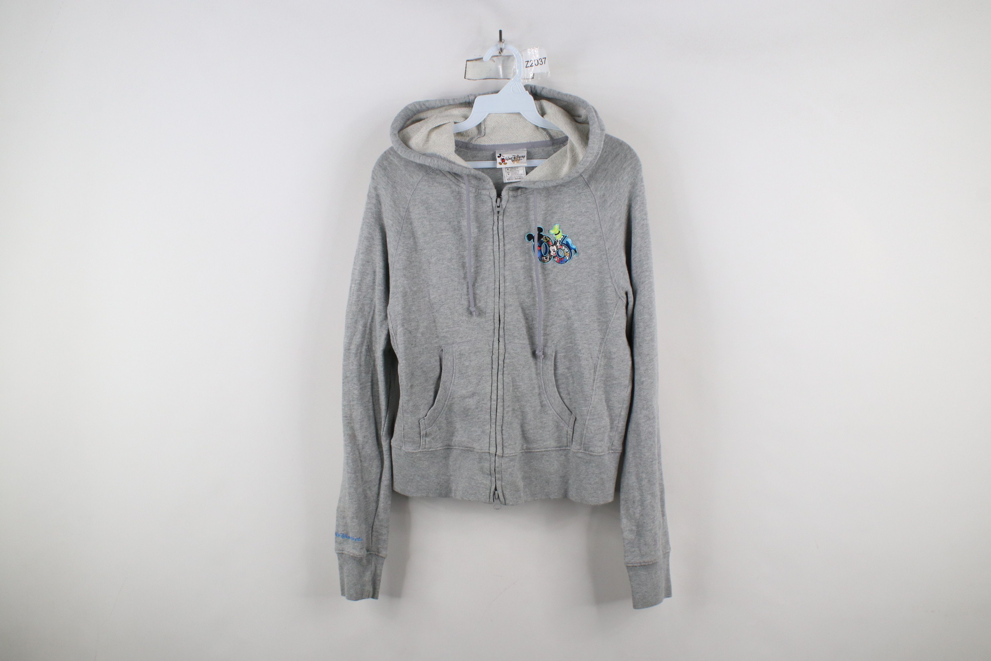 Disney × Vintage Vintage Y2K 2006 Walt Disney World Full Zip Hoodie Gray Size M / US 6-8 / IT 42-44 - 1 Thumbnail