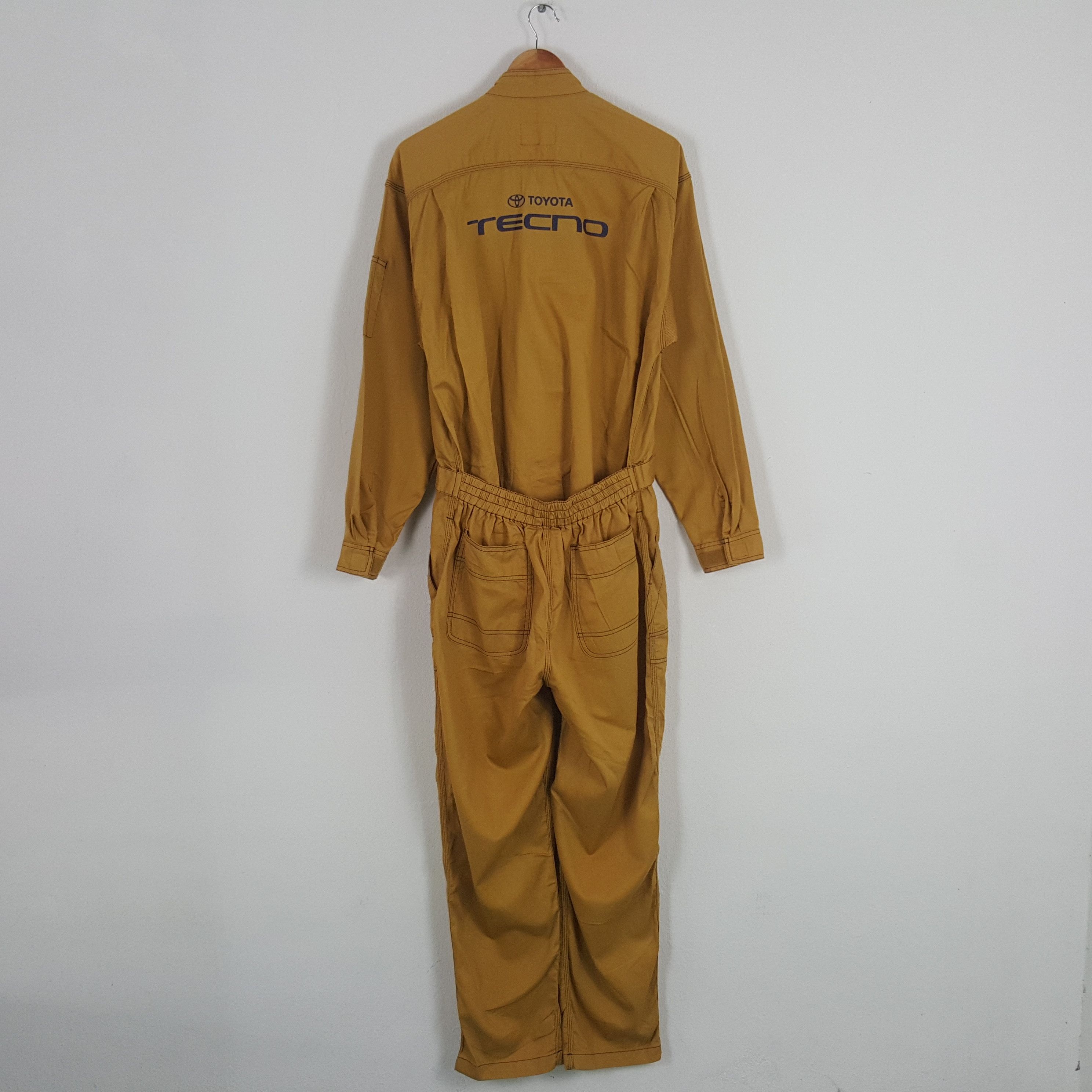 Japanese Brand × Vintage Vintage Toyota Techno Japanese Racing Team Coverall Jacket Size US M / EU 48-50 / 2 - 1 Thumbnail